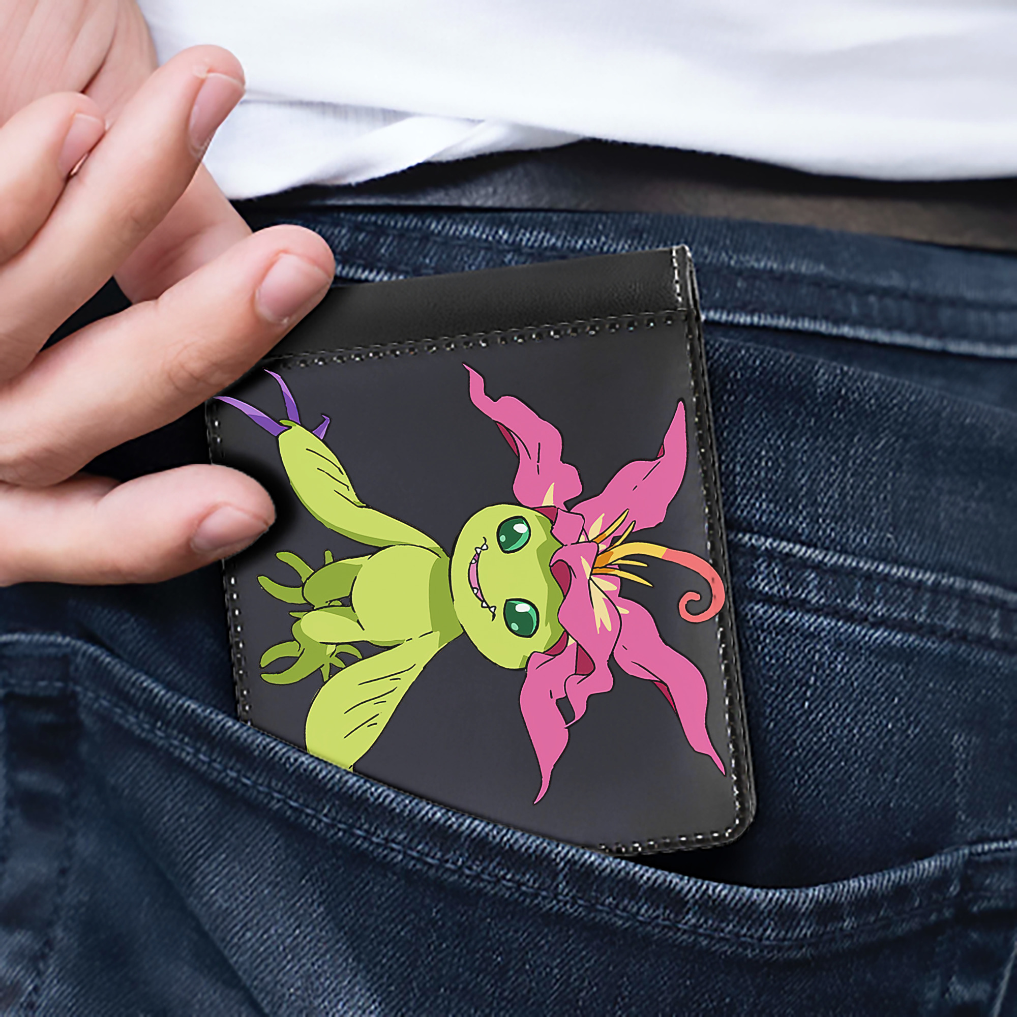 （画像用） Digimon デジタルモンスター/デジモン 二つ折り革財布