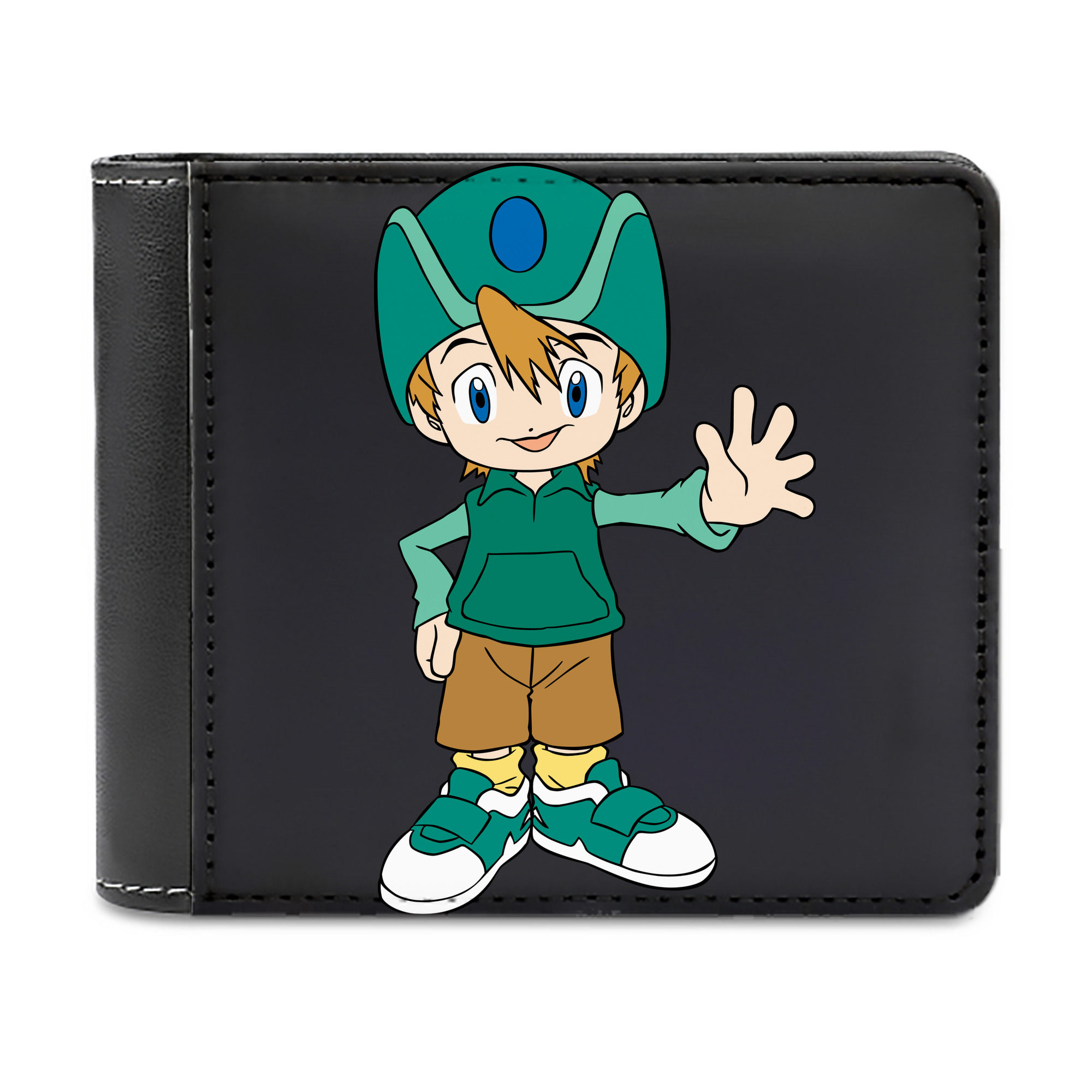 （画像用） Digimon デジタルモンスター/デジモン 二つ折り革財布