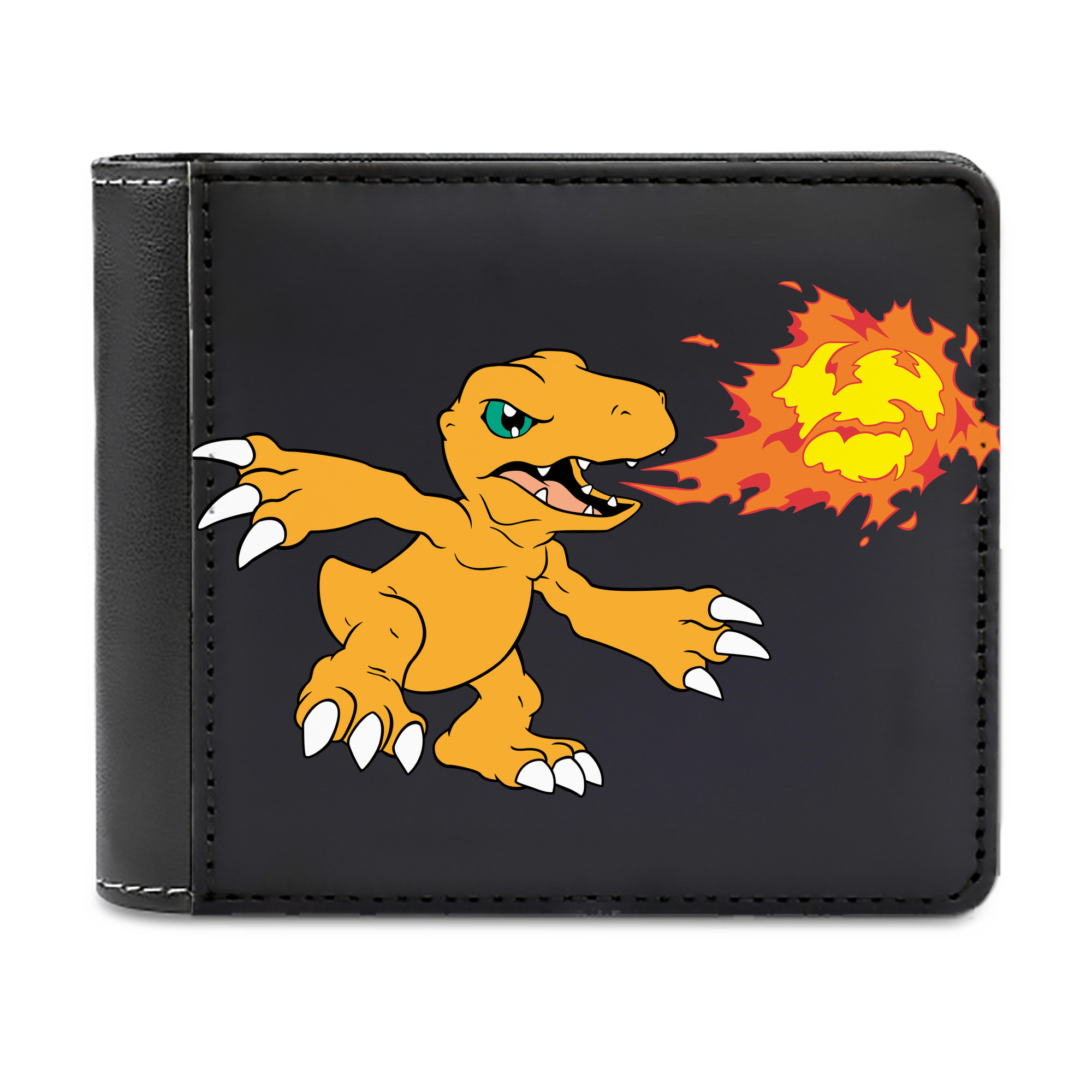 （画像用） Digimon デジタルモンスター/デジモン 二つ折り革財布