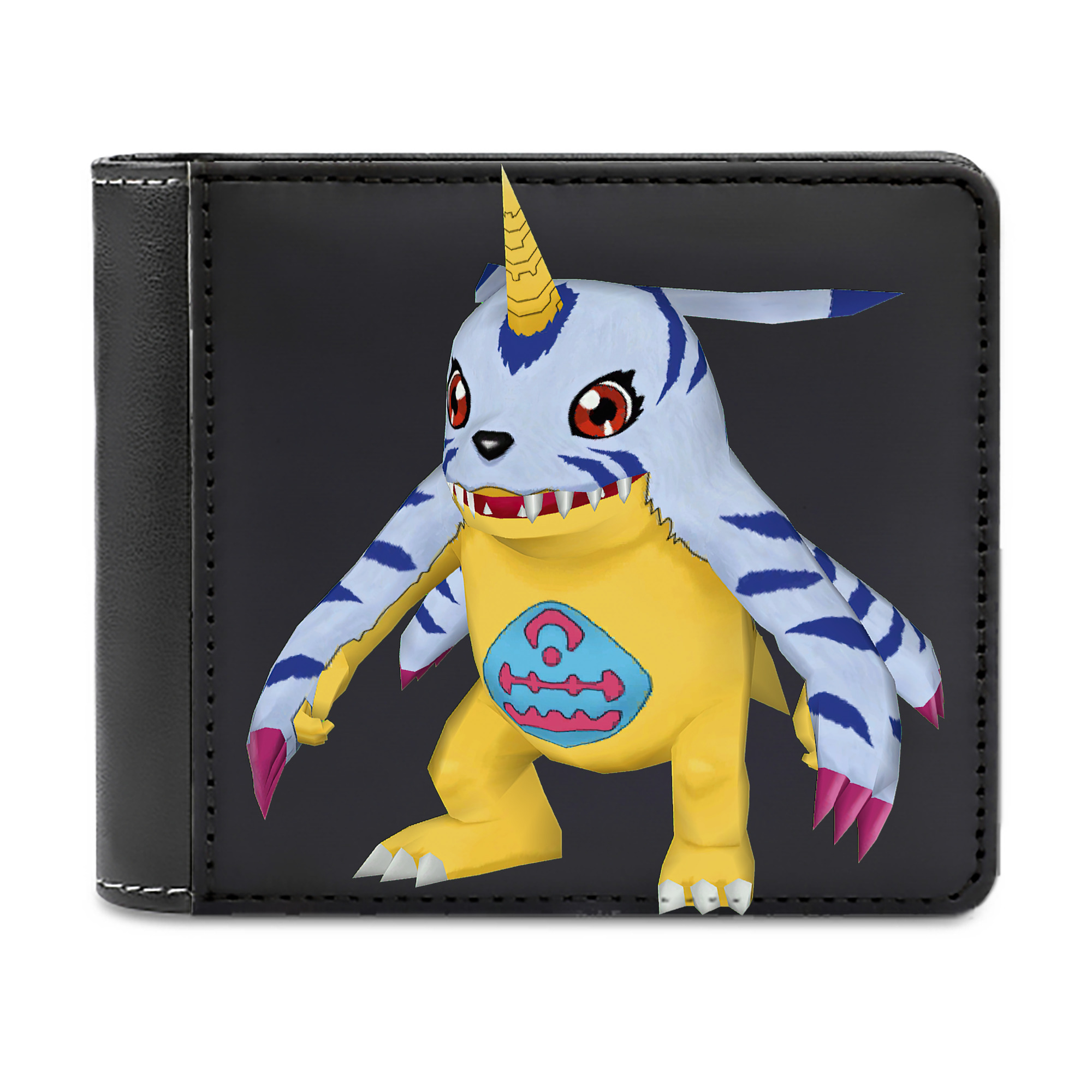 （画像用） Digimon デジタルモンスター/デジモン 二つ折り革財布