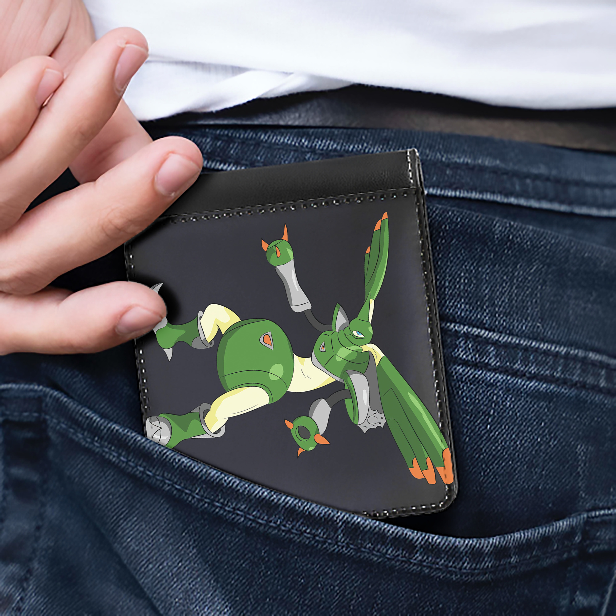 （画像用） Digimon デジタルモンスター/デジモン 二つ折り革財布