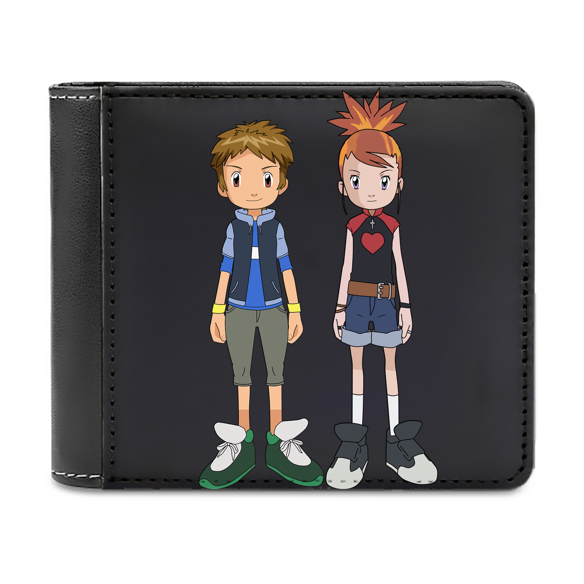 （画像用） Digimon デジタルモンスター/デジモン 二つ折り革財布