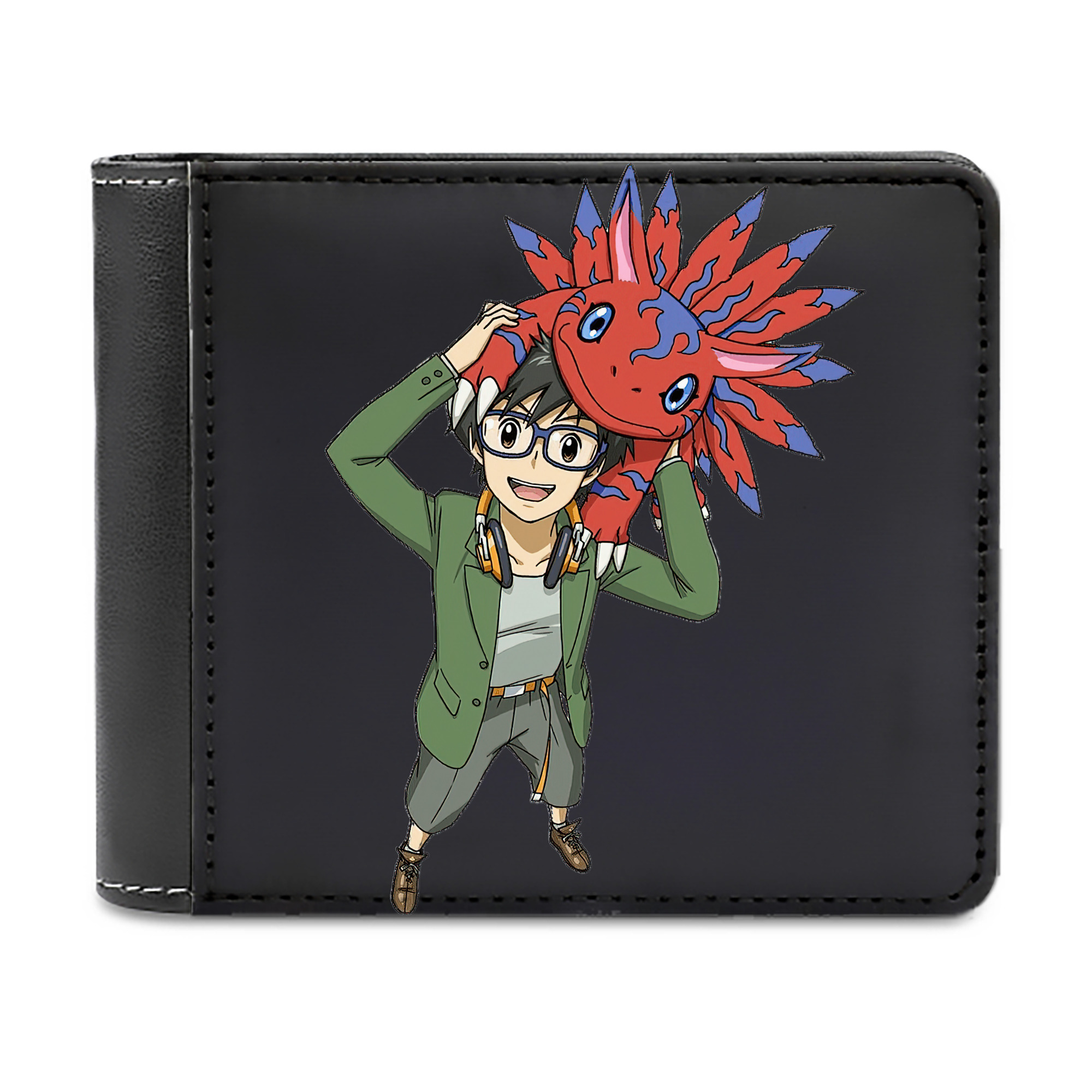 （画像用） Digimon デジタルモンスター/デジモン 二つ折り革財布