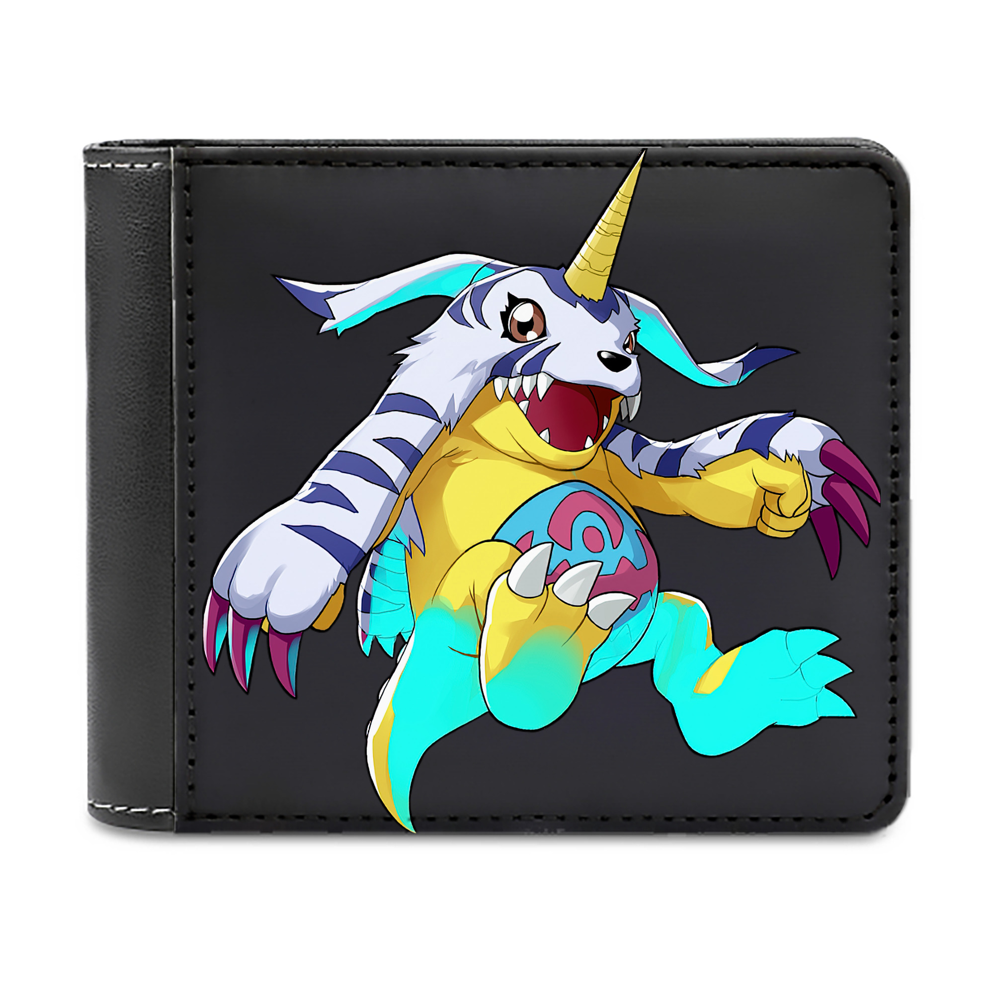 （画像用） Digimon デジタルモンスター/デジモン 二つ折り革財布