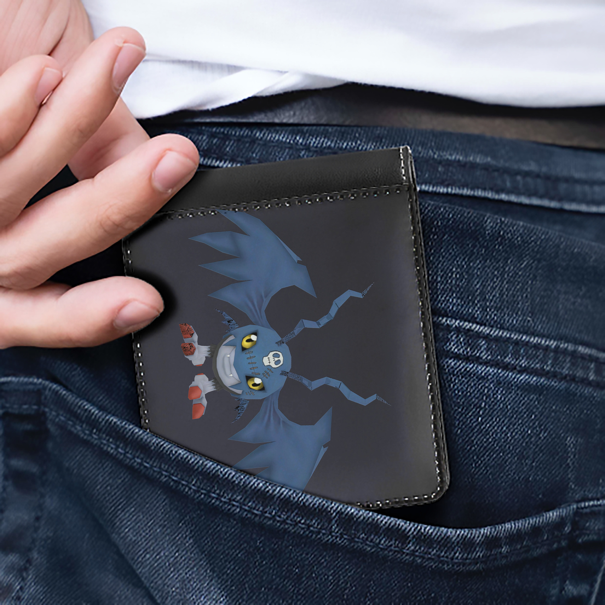 （画像用） Digimon デジタルモンスター/デジモン 二つ折り革財布