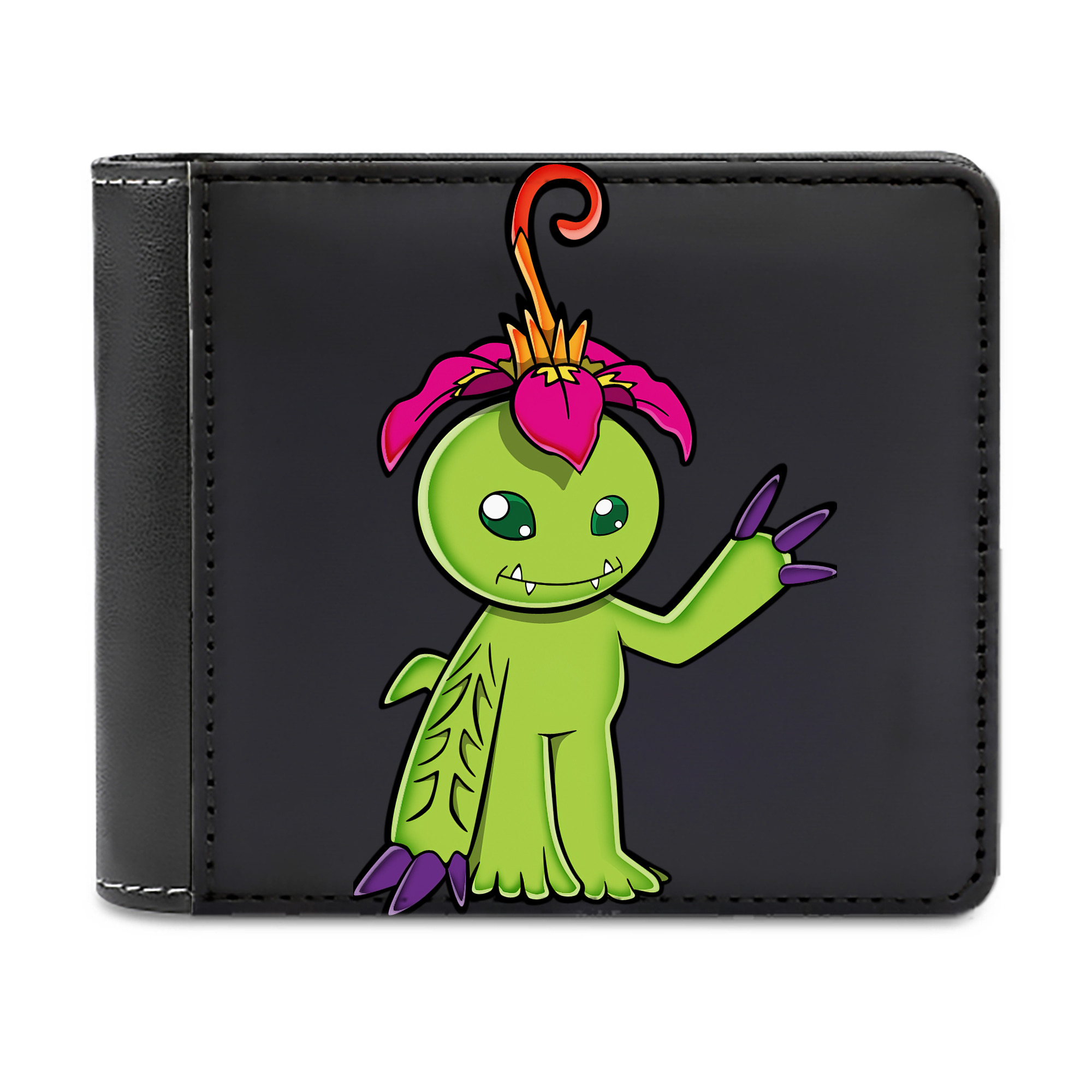 （画像用） Digimon デジタルモンスター/デジモン 二つ折り革財布