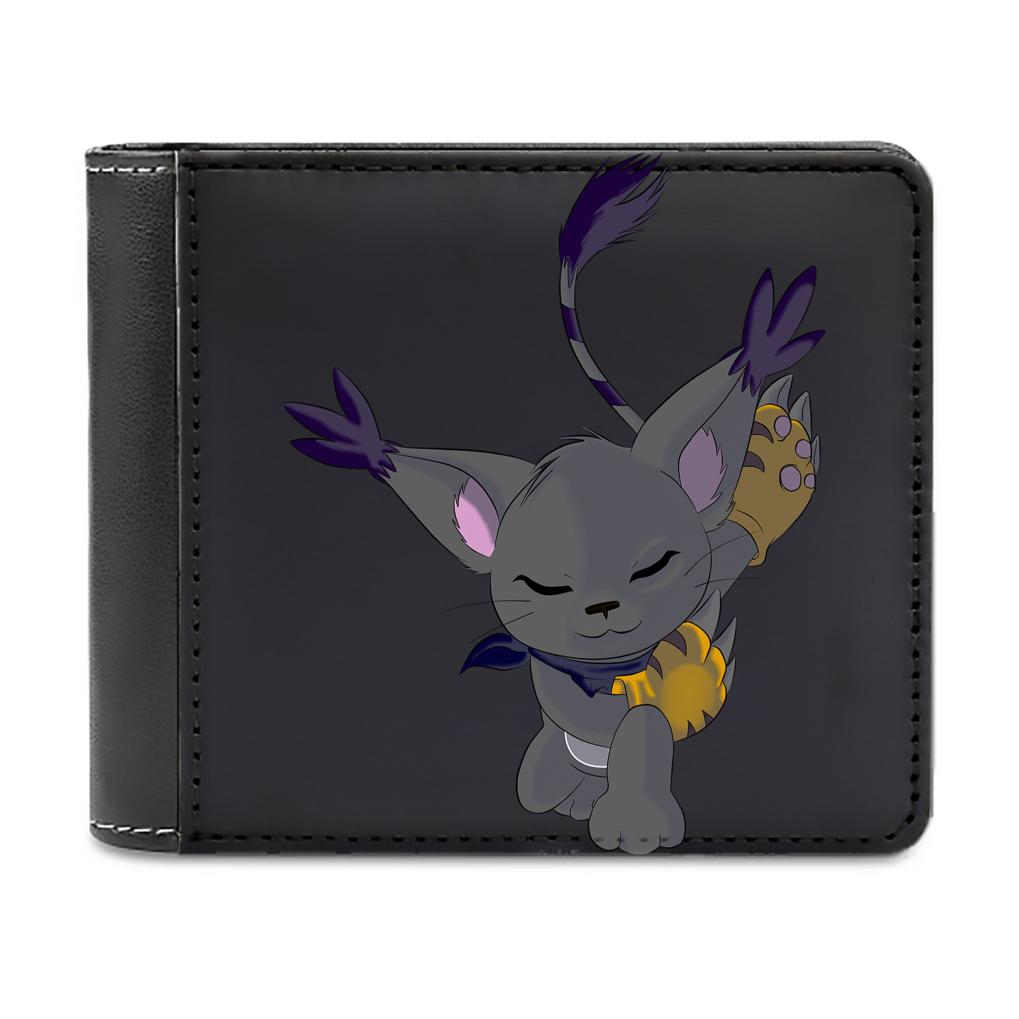 （画像用） Digimon デジタルモンスター/デジモン 二つ折り革財布