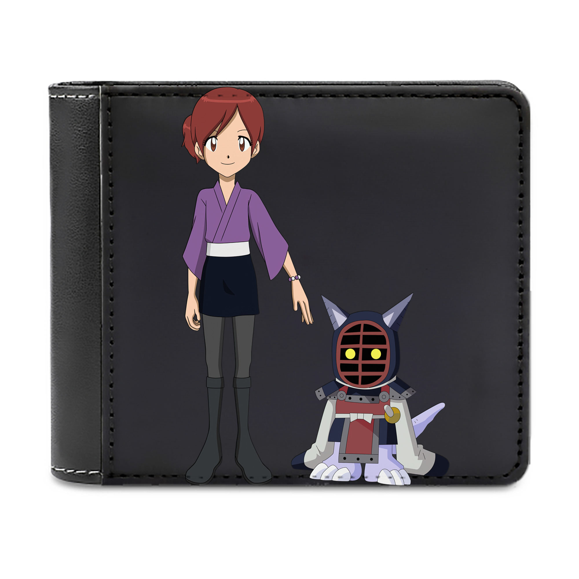 （画像用） Digimon デジタルモンスター/デジモン 二つ折り革財布