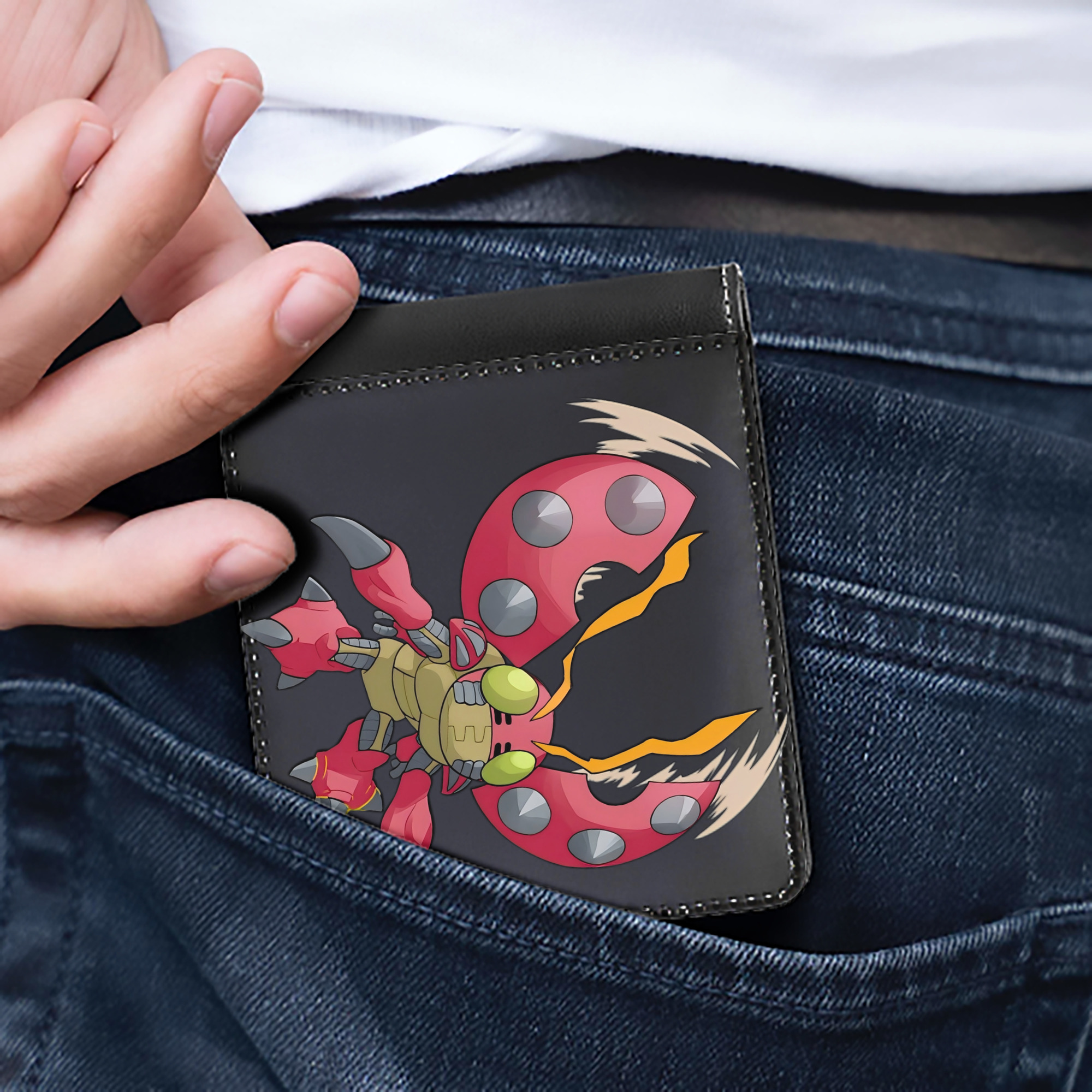 （画像用） Digimon デジタルモンスター/デジモン 二つ折り革財布