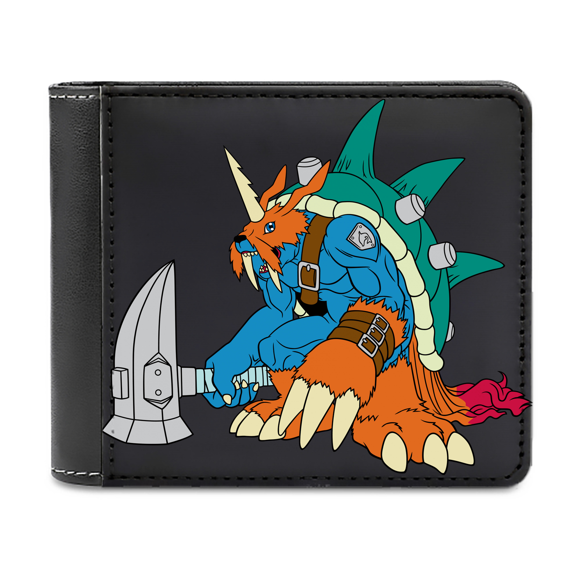（画像用） Digimon デジタルモンスター/デジモン 二つ折り革財布