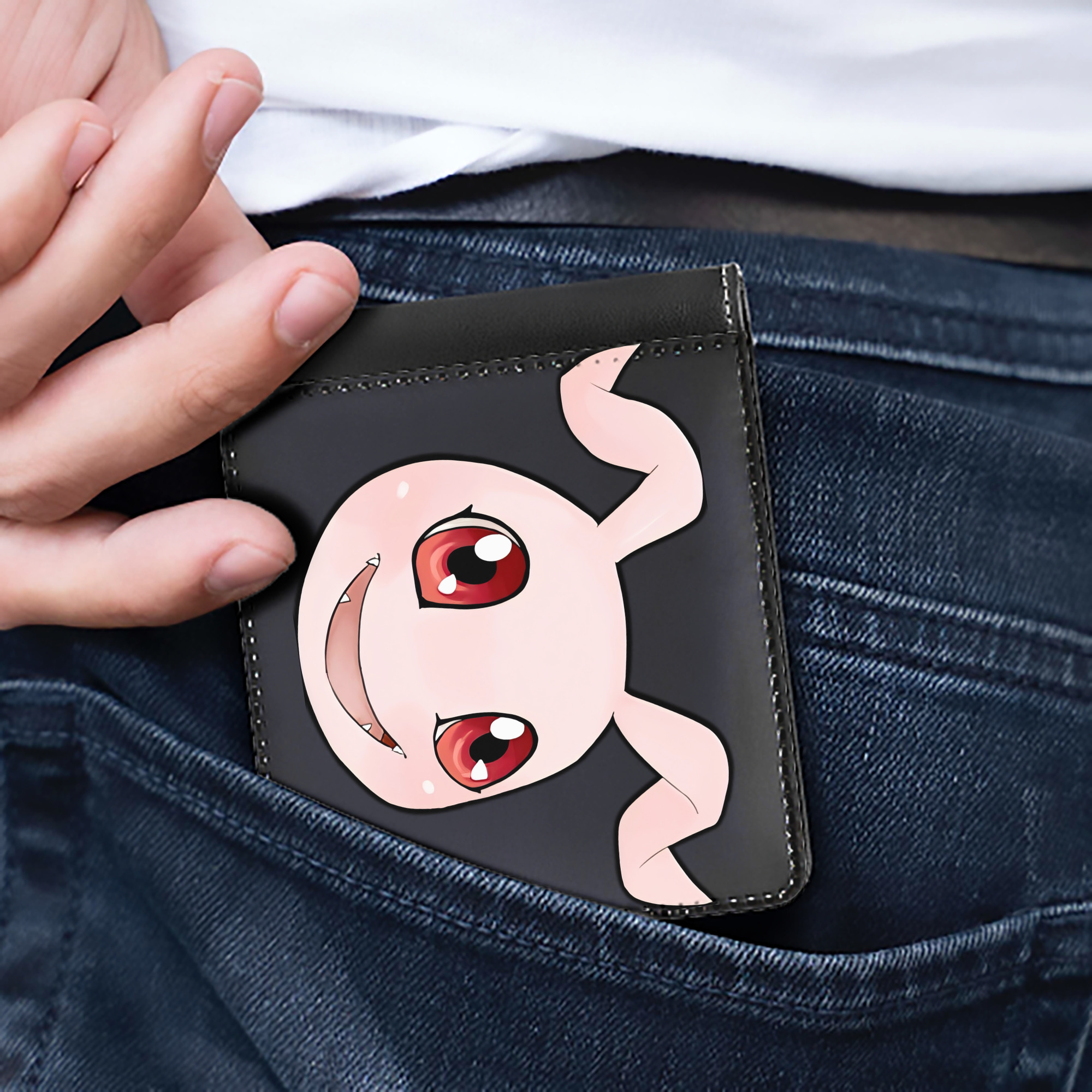 （画像用） Digimon デジタルモンスター/デジモン 二つ折り革財布