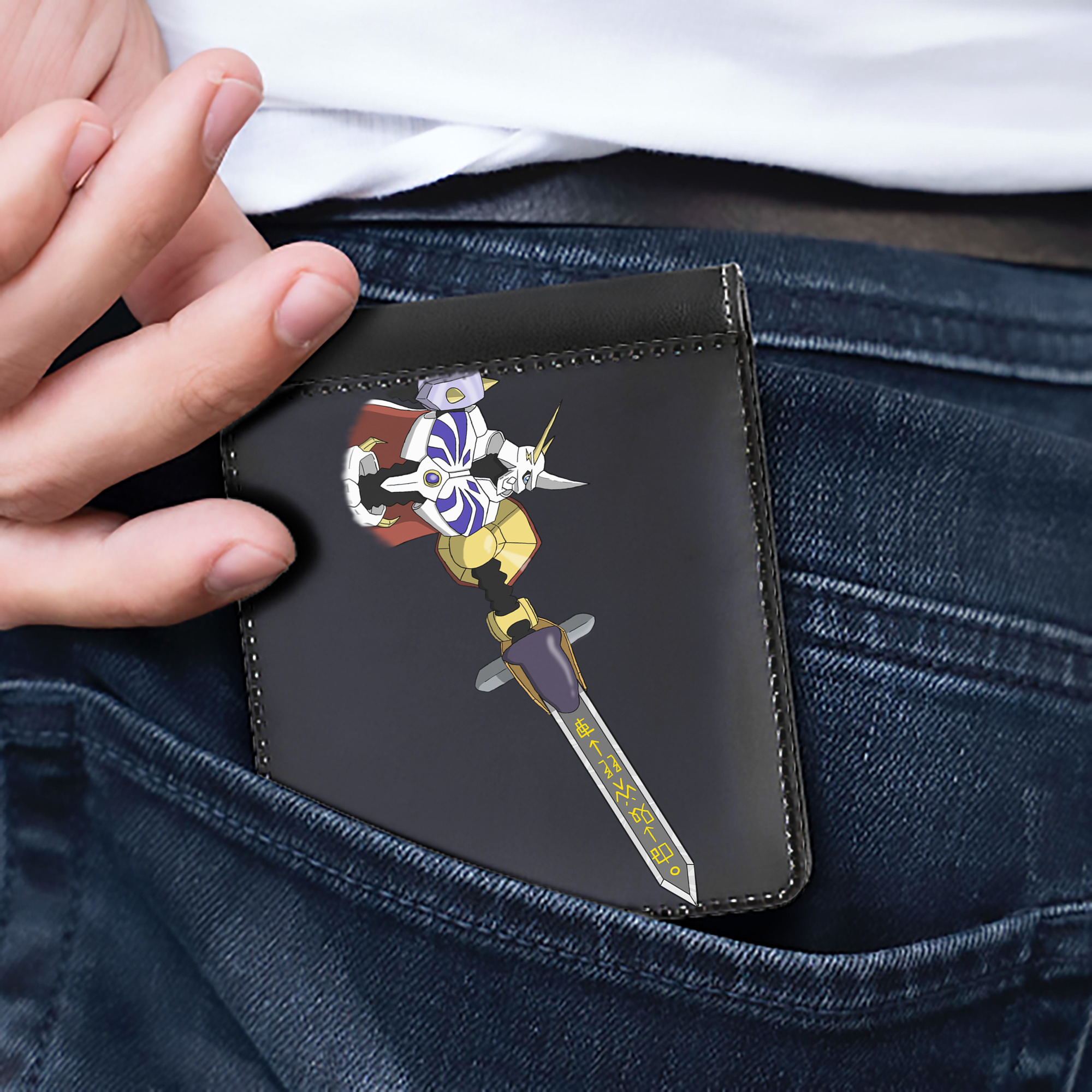 （画像用） Digimon デジタルモンスター/デジモン 二つ折り革財布