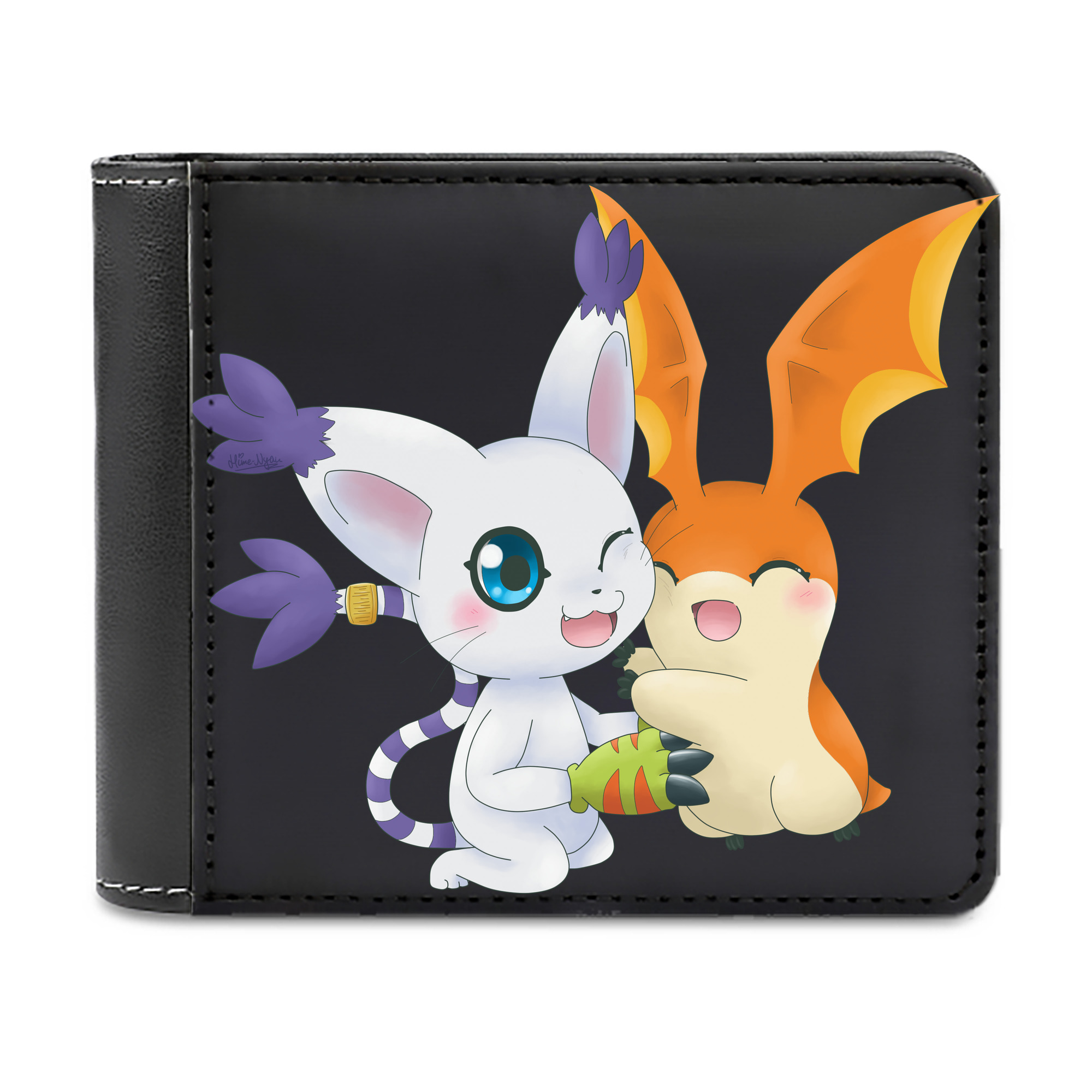 （画像用） Digimon デジタルモンスター/デジモン 二つ折り革財布