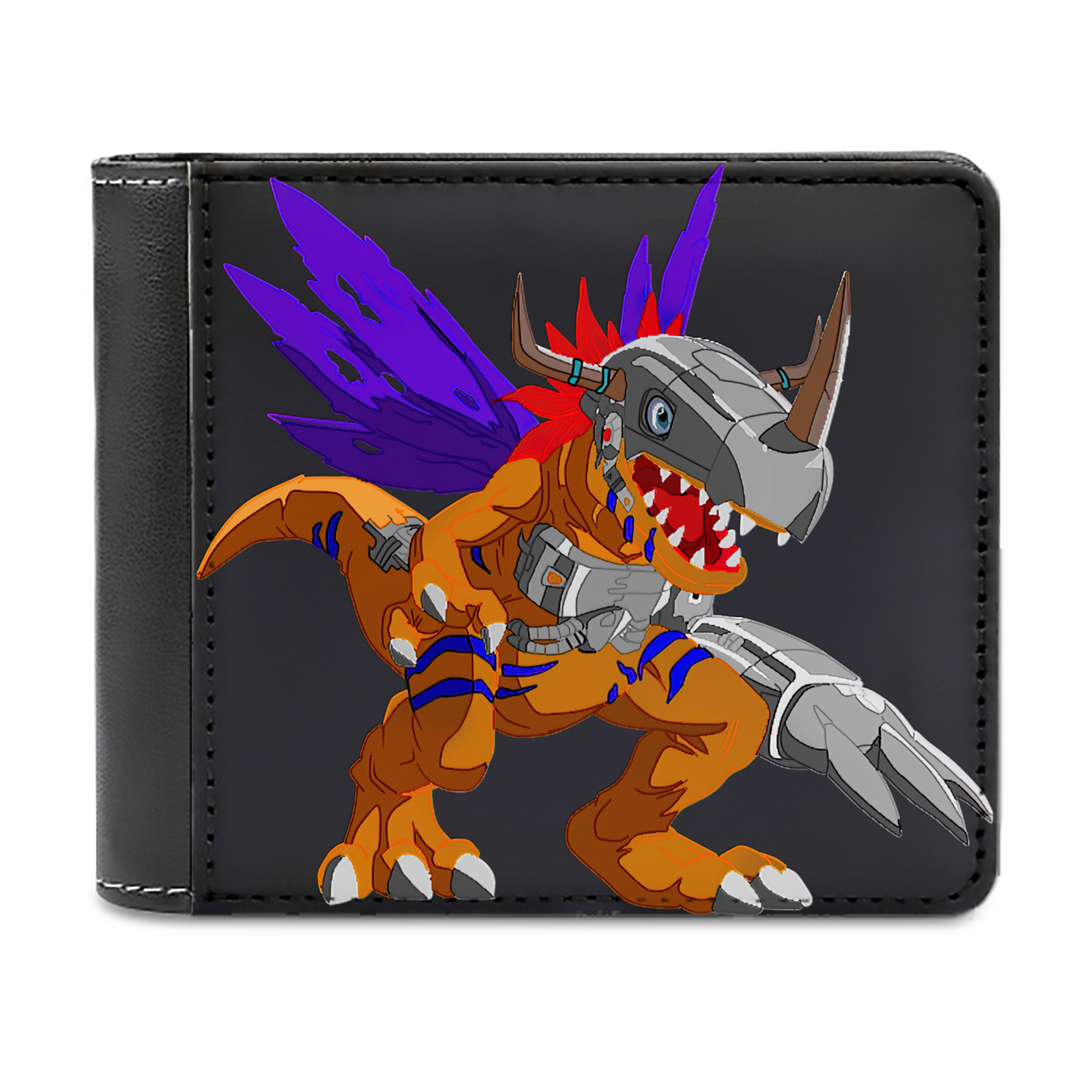 （画像用） Digimon デジタルモンスター/デジモン 二つ折り革財布