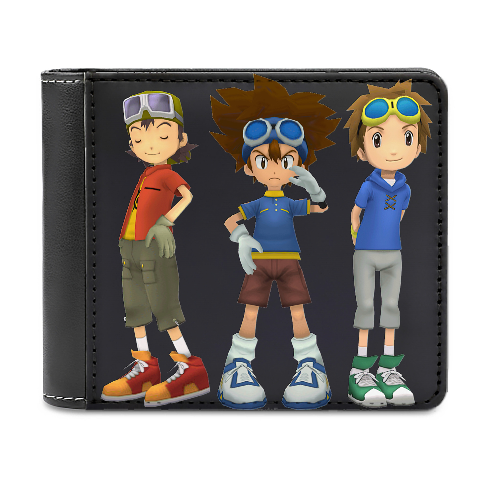 （画像用） Digimon デジタルモンスター/デジモン 二つ折り革財布