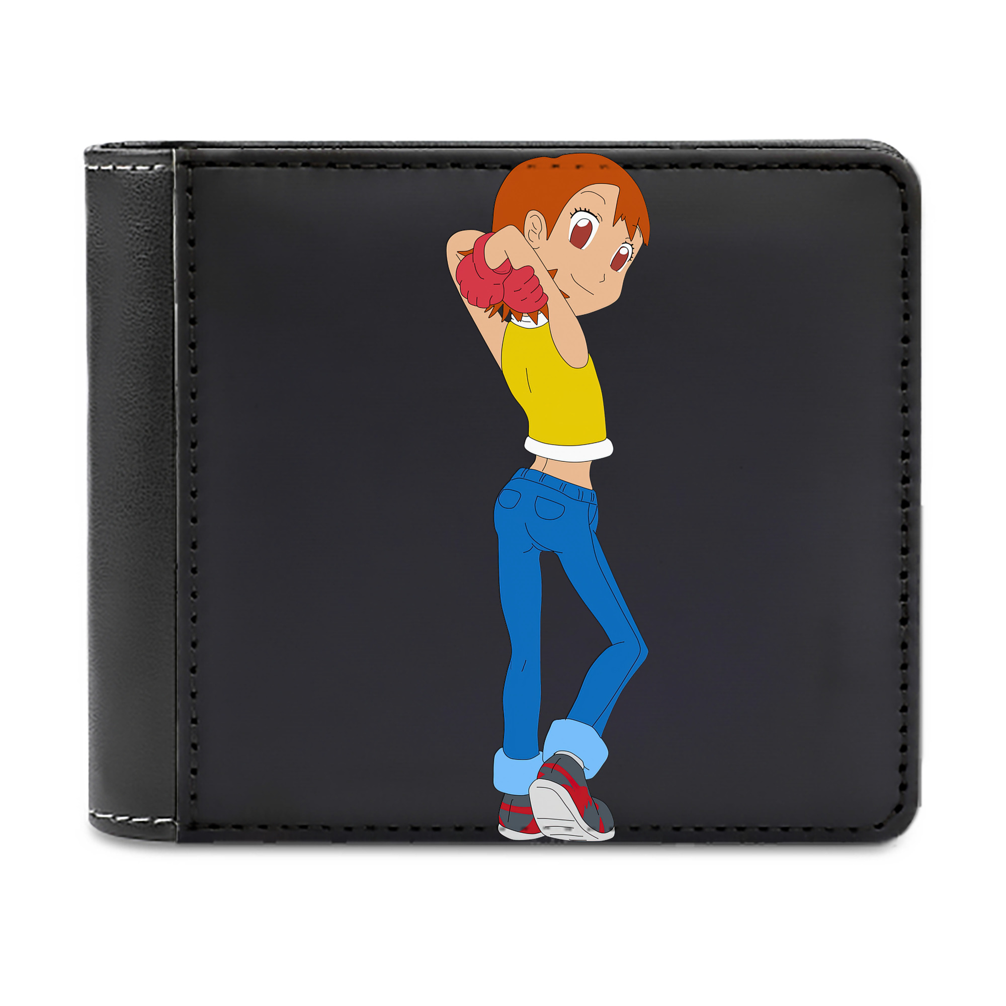 （画像用） Digimon デジタルモンスター/デジモン 二つ折り革財布
