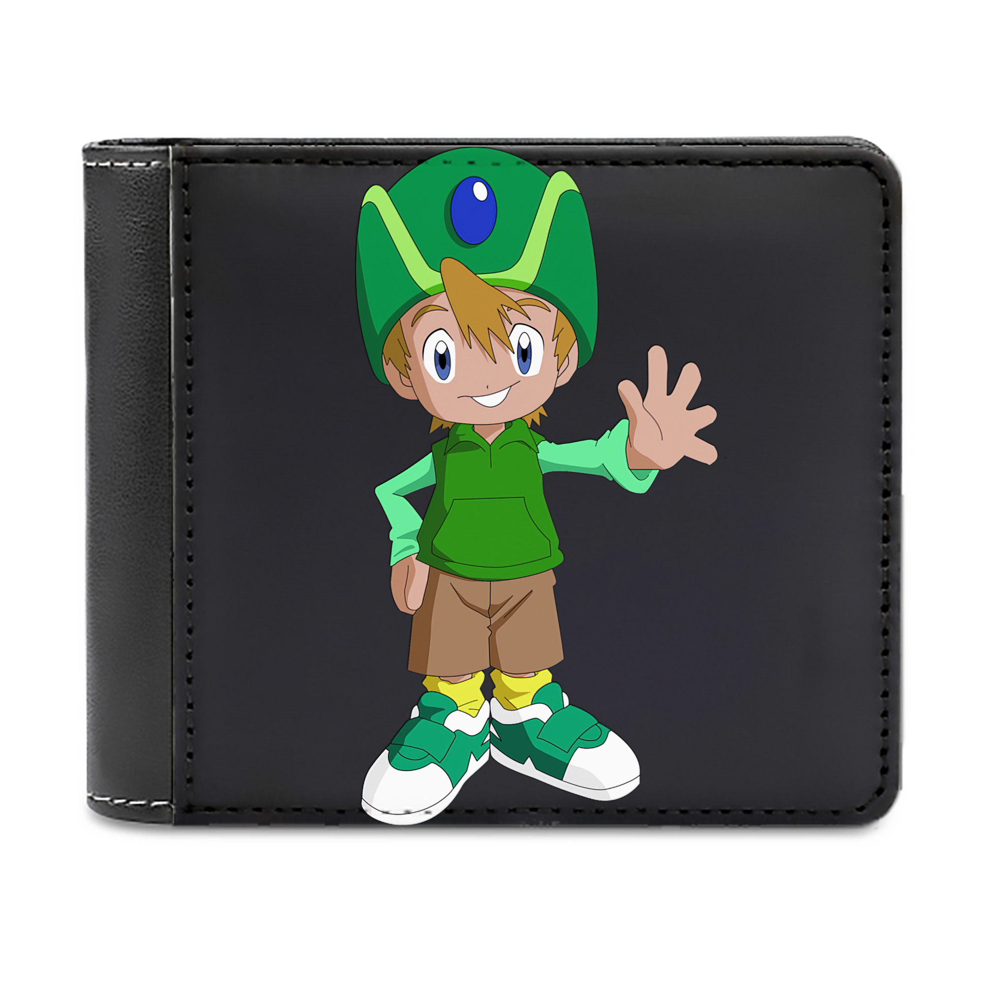 （画像用） Digimon デジタルモンスター/デジモン 二つ折り革財布