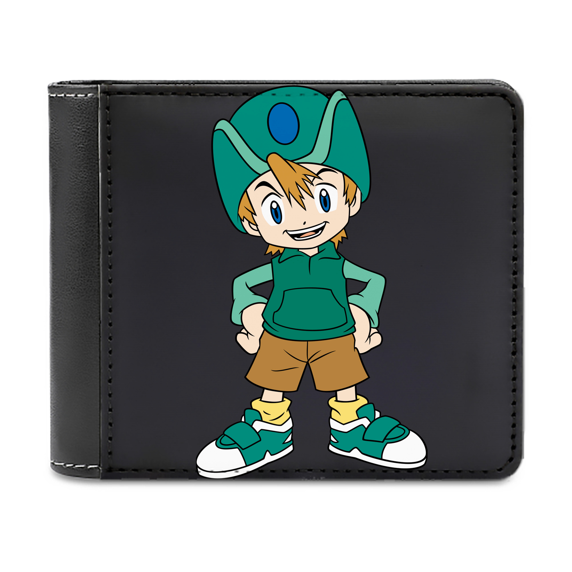 （画像用） Digimon デジタルモンスター/デジモン 二つ折り革財布