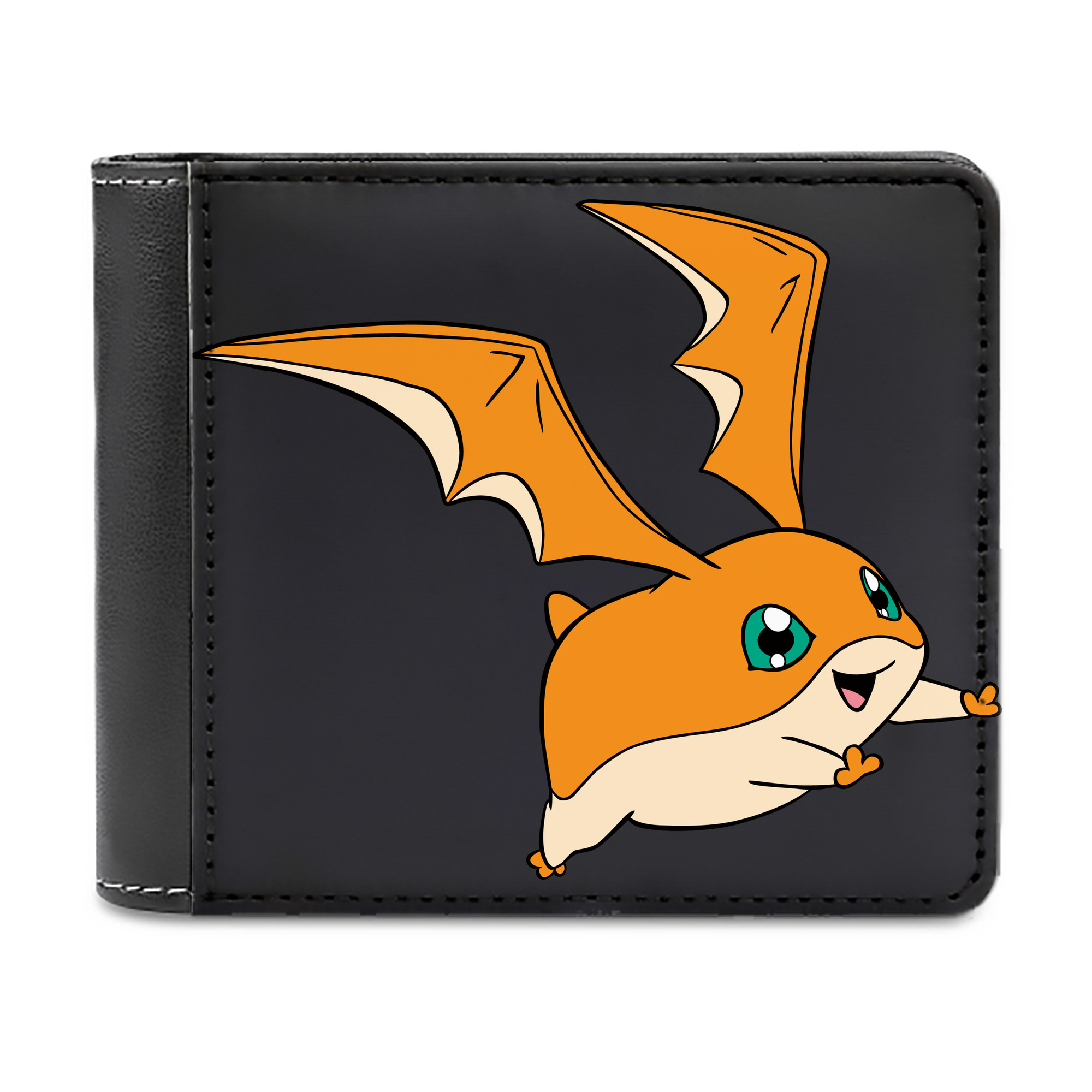 （画像用） Digimon デジタルモンスター/デジモン 二つ折り革財布