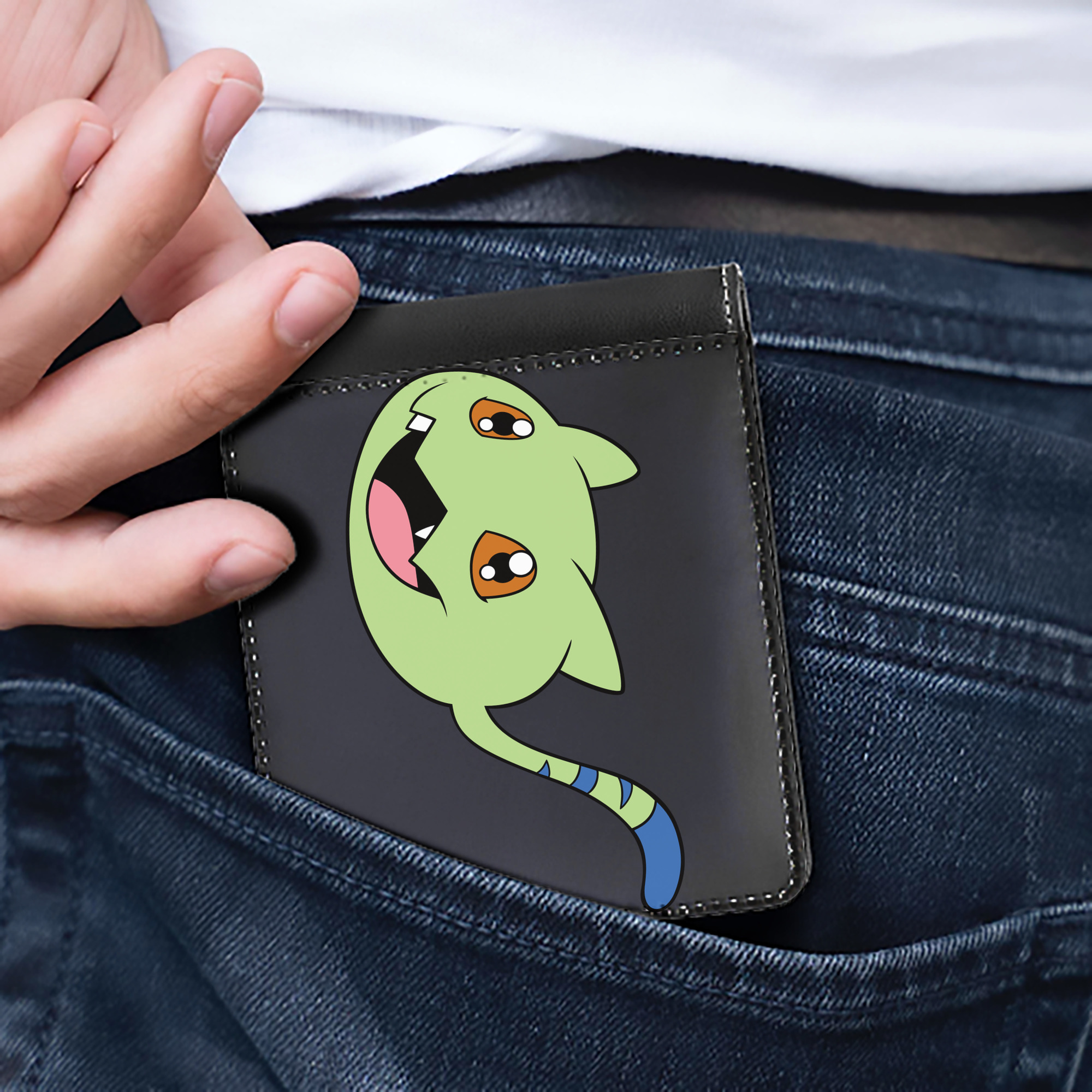 （画像用） Digimon デジタルモンスター/デジモン 二つ折り革財布
