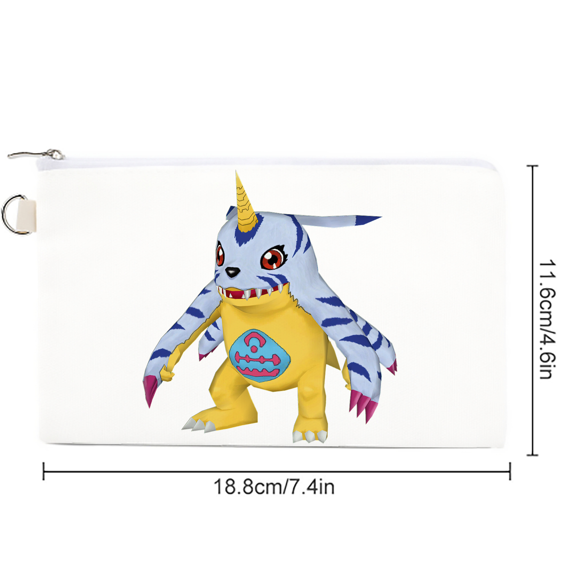 Digimon デジタルモンスター/デジモン キャンバス生地ポーチ　小物入れ