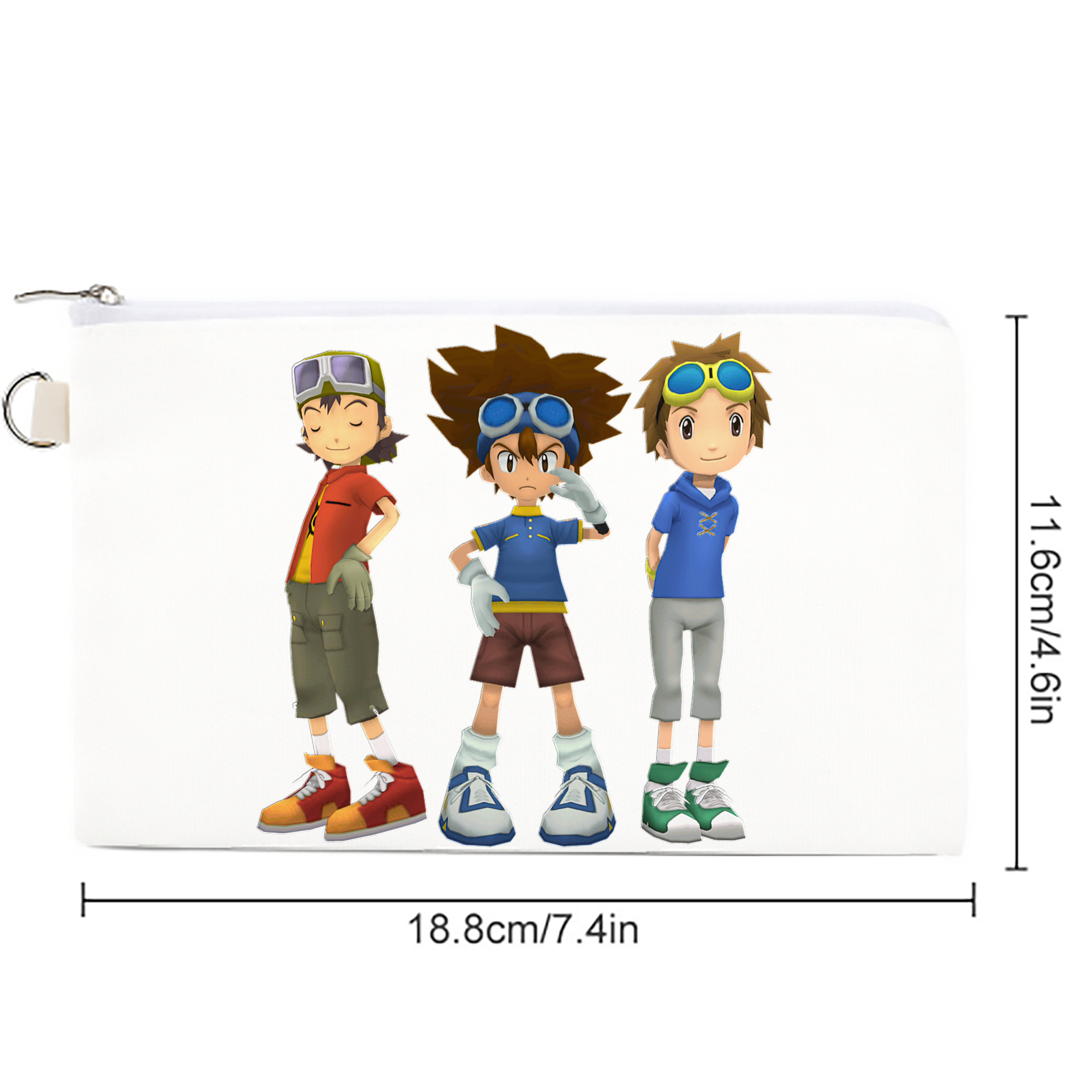 Digimon デジタルモンスター/デジモン キャンバス生地ポーチ　小物入れ