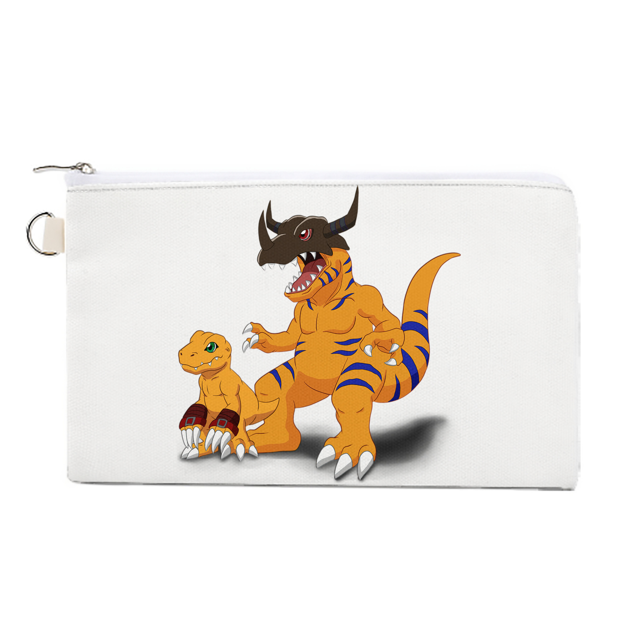 （画像用） Digimon デジタルモンスター/デジモン キャンバス生地ポーチ　小物入れ