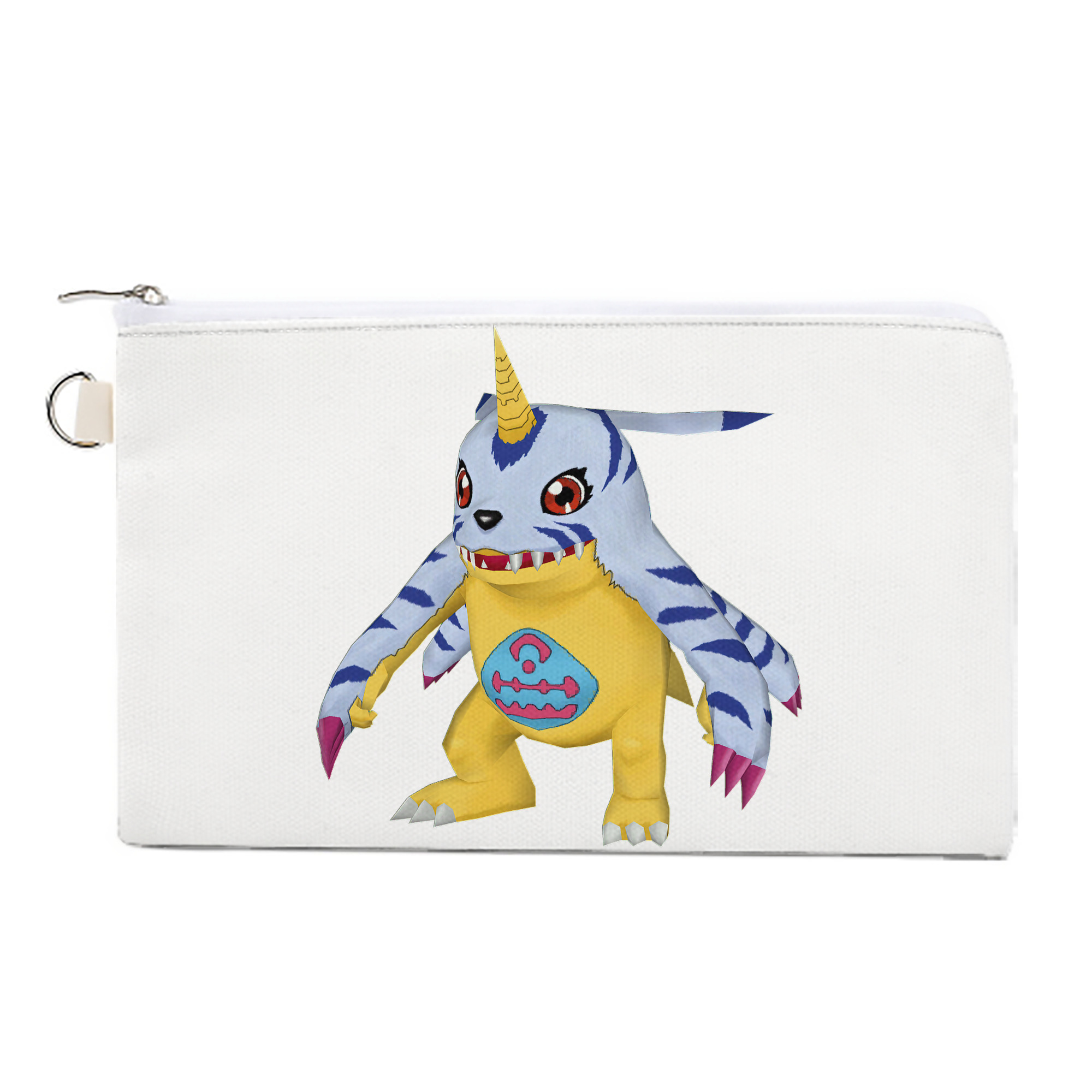（画像用） Digimon デジタルモンスター/デジモン キャンバス生地ポーチ　小物入れ