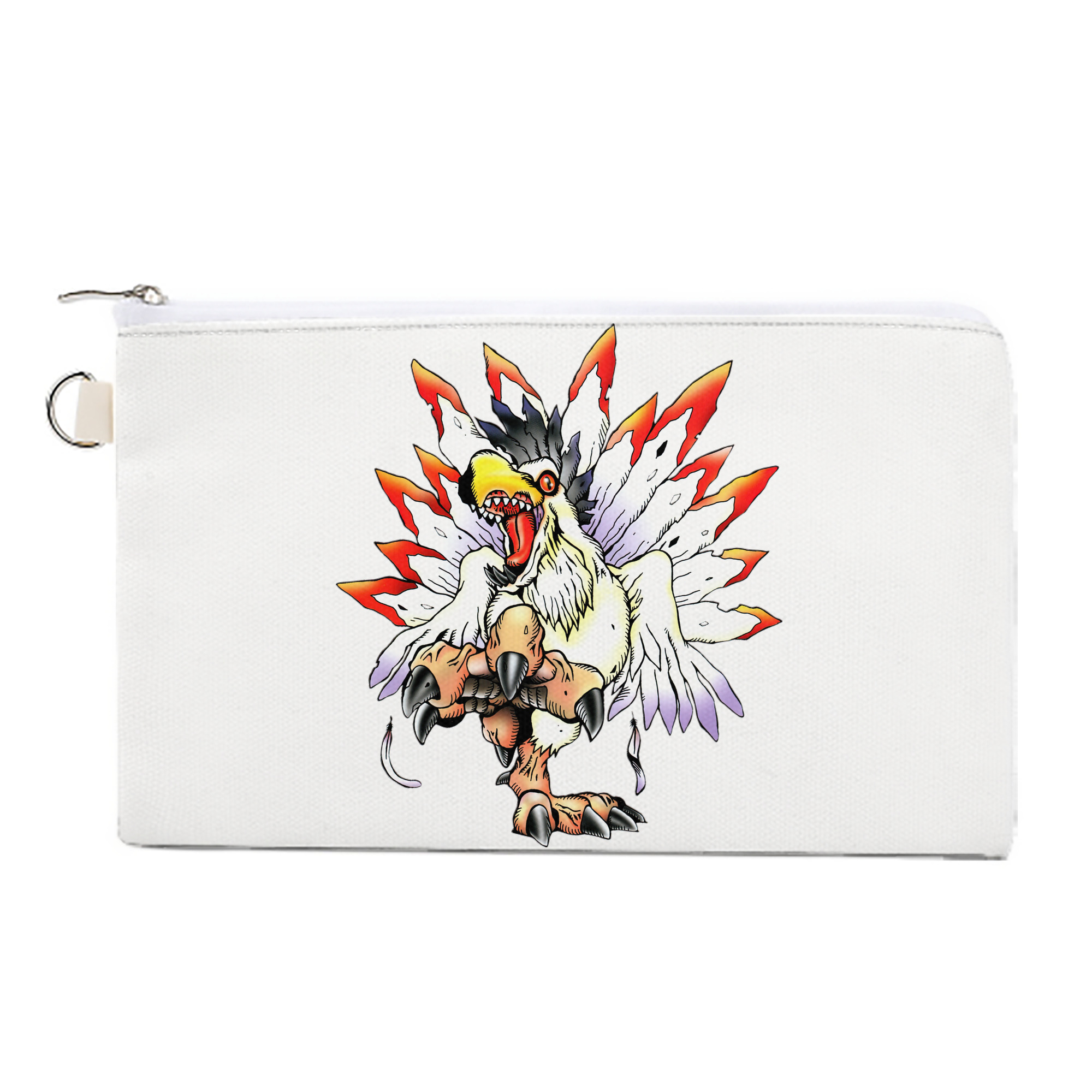 （画像用） Digimon デジタルモンスター/デジモン キャンバス生地ポーチ　小物入れ