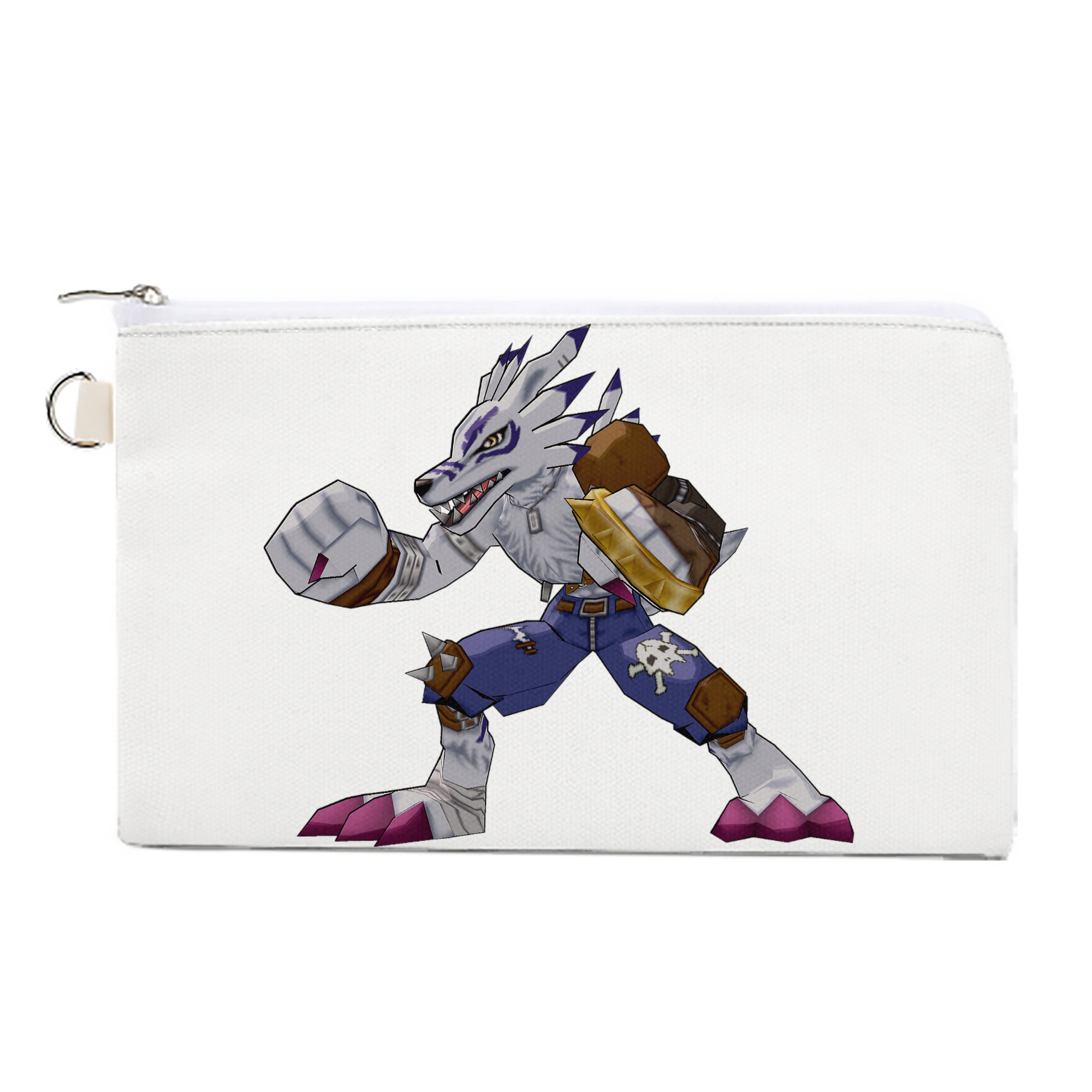 （画像用） Digimon デジタルモンスター/デジモン キャンバス生地ポーチ　小物入れ