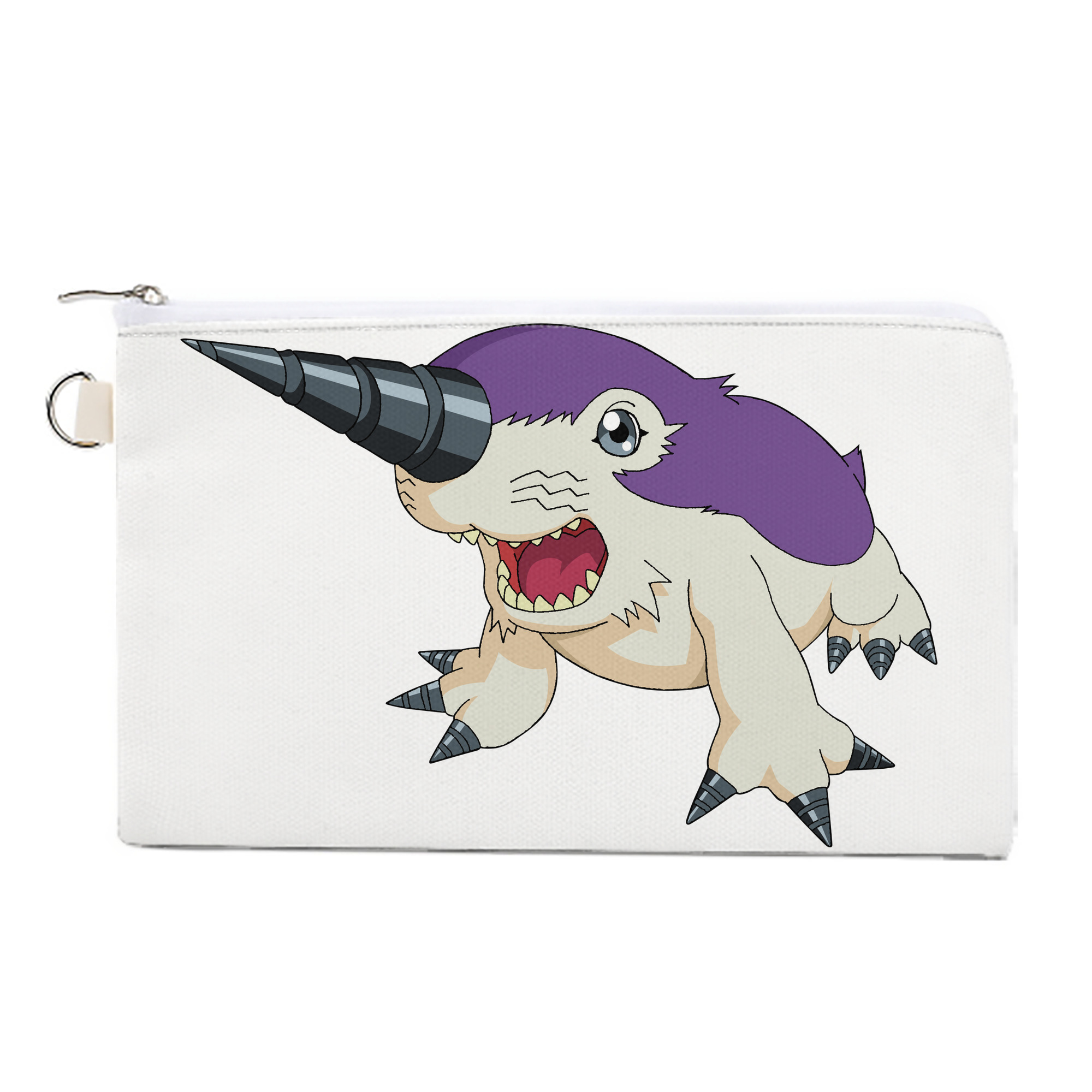 （画像用） Digimon デジタルモンスター/デジモン キャンバス生地ポーチ　小物入れ