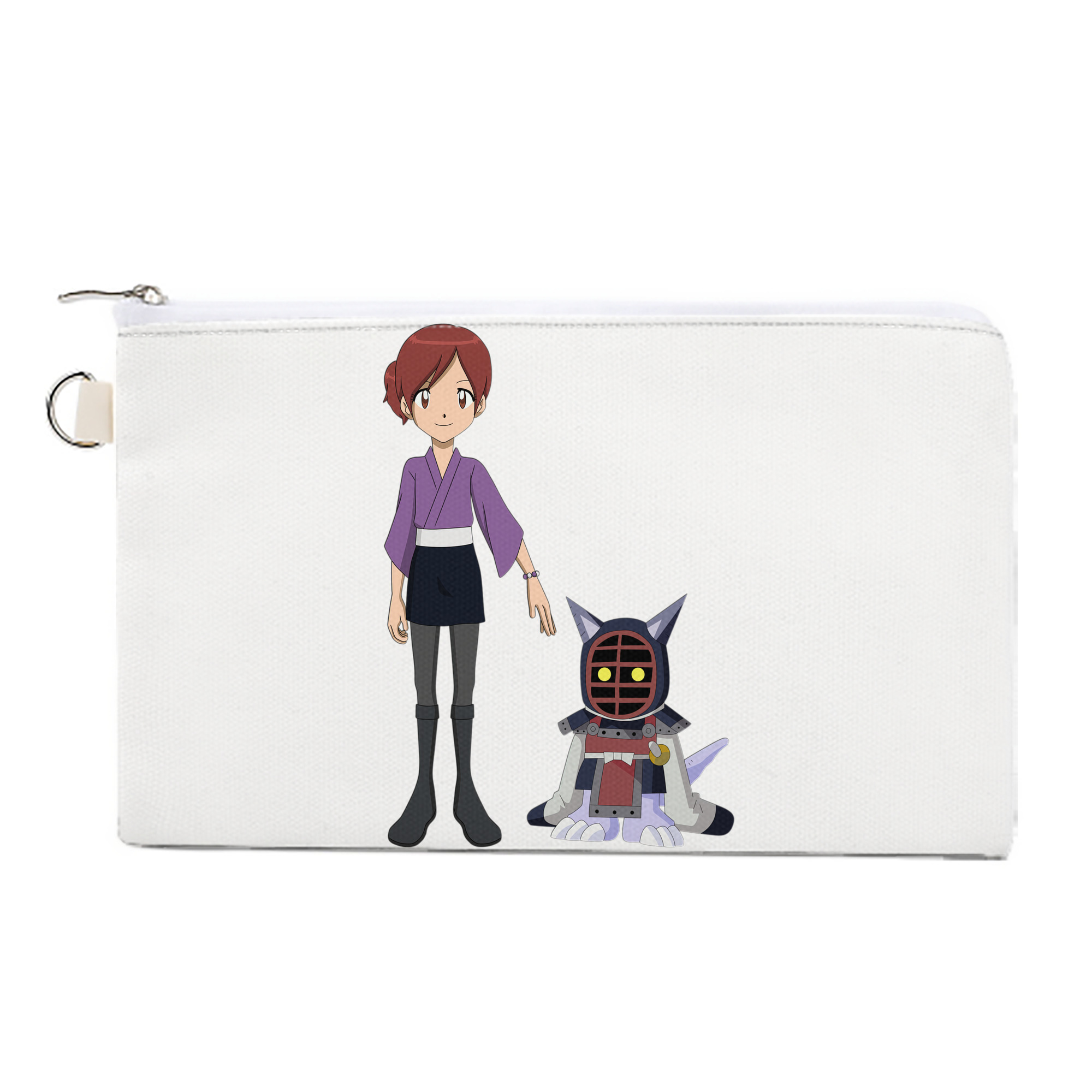（画像用） Digimon デジタルモンスター/デジモン キャンバス生地ポーチ　小物入れ