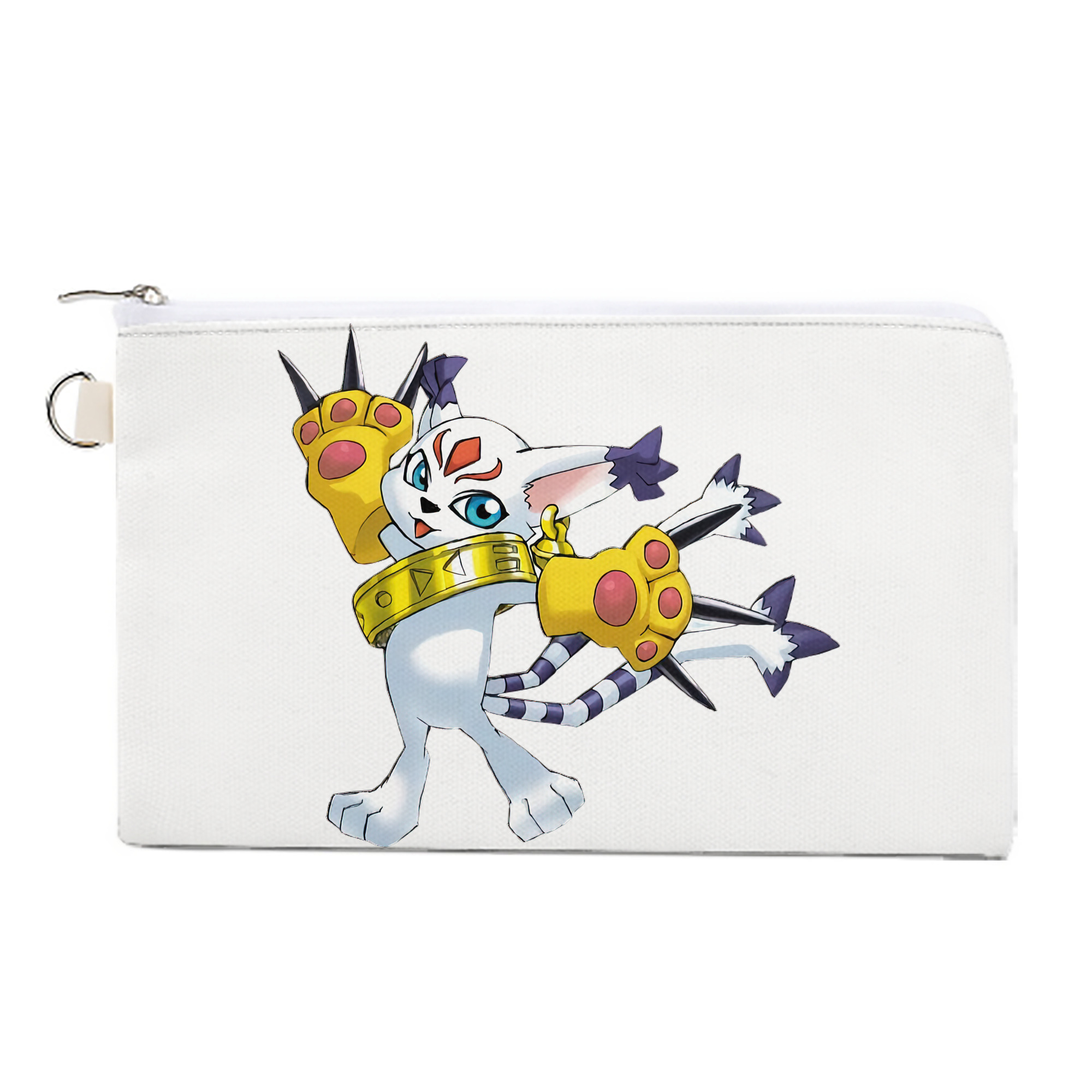 （画像用） Digimon デジタルモンスター/デジモン キャンバス生地ポーチ　小物入れ