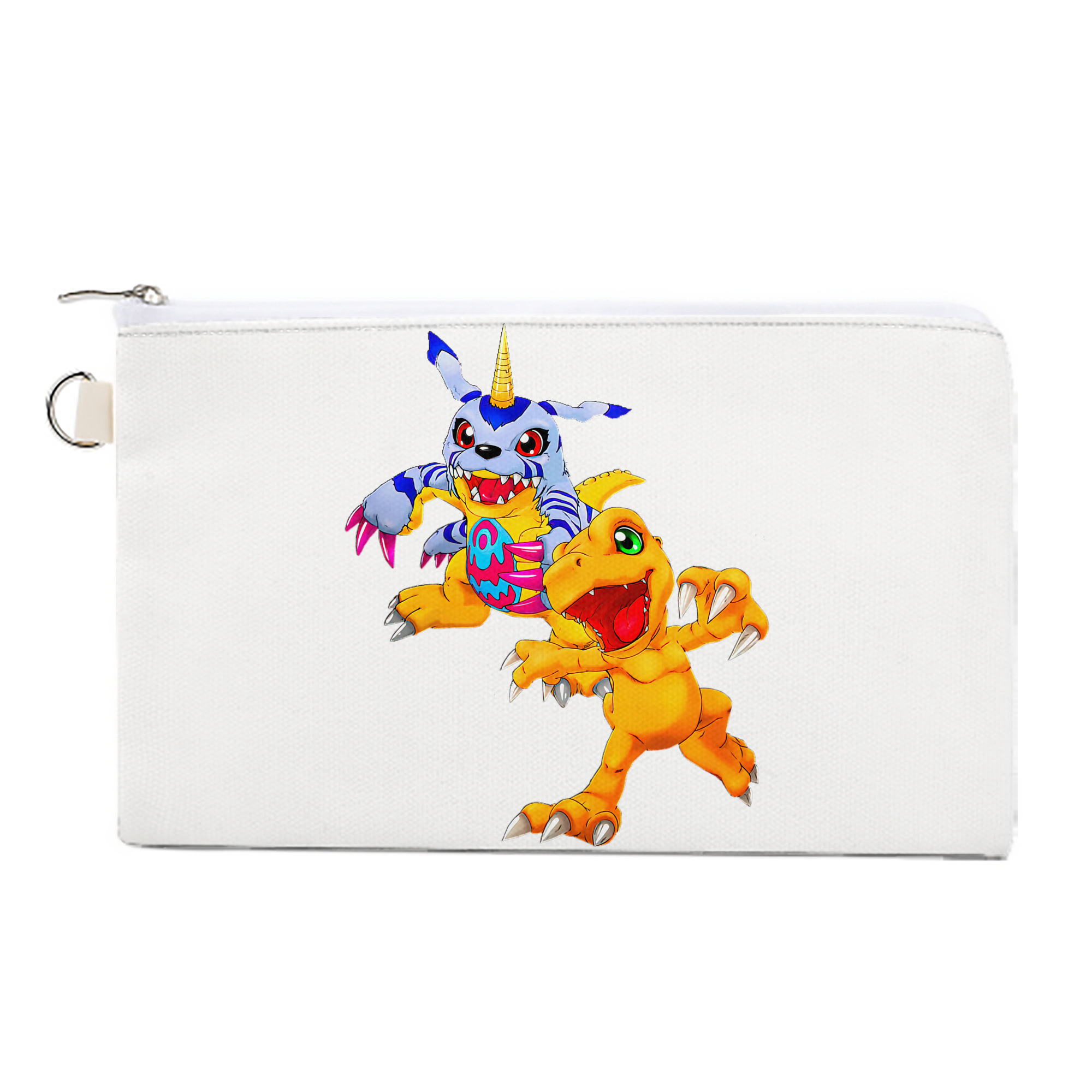 （画像用） Digimon デジタルモンスター/デジモン キャンバス生地ポーチ　小物入れ