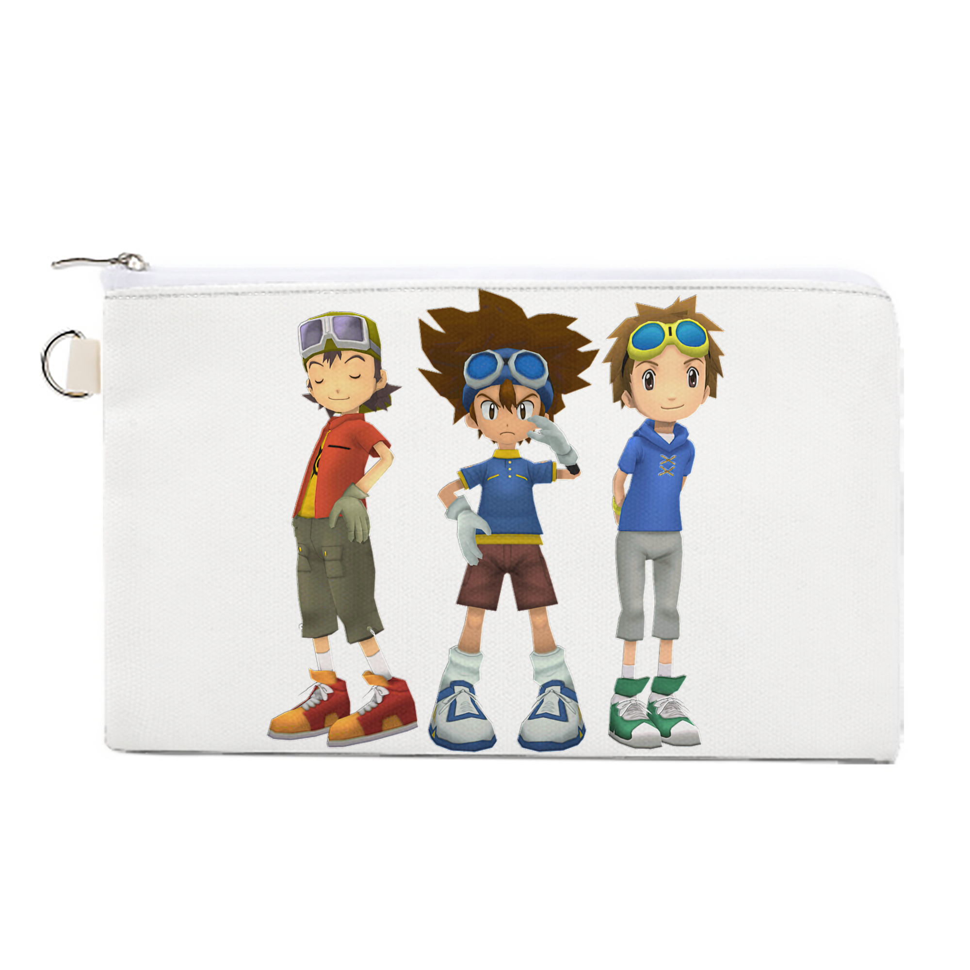 （画像用） Digimon デジタルモンスター/デジモン キャンバス生地ポーチ　小物入れ