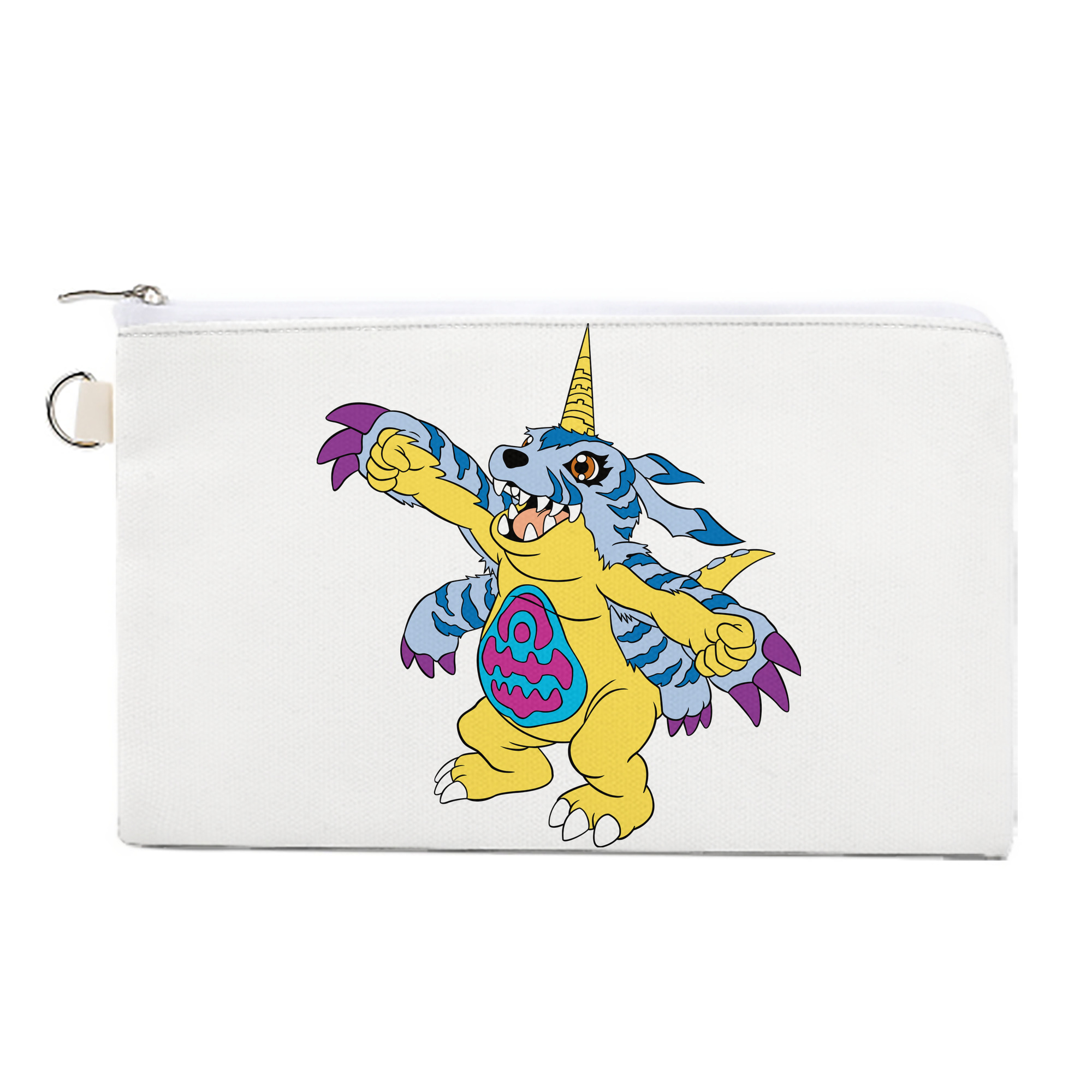 （画像用） Digimon デジタルモンスター/デジモン キャンバス生地ポーチ　小物入れ
