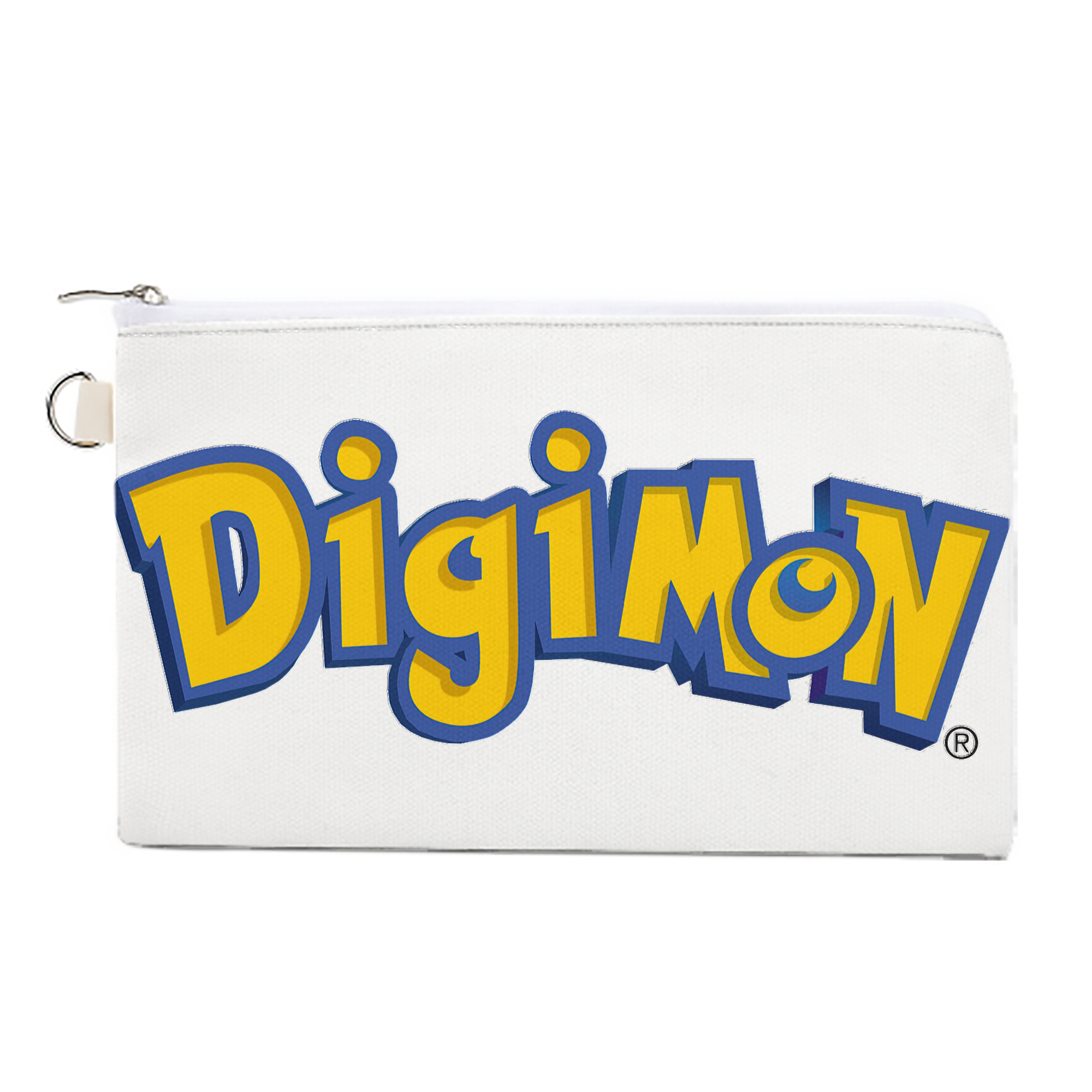（画像用） Digimon デジタルモンスター/デジモン キャンバス生地ポーチ　小物入れ