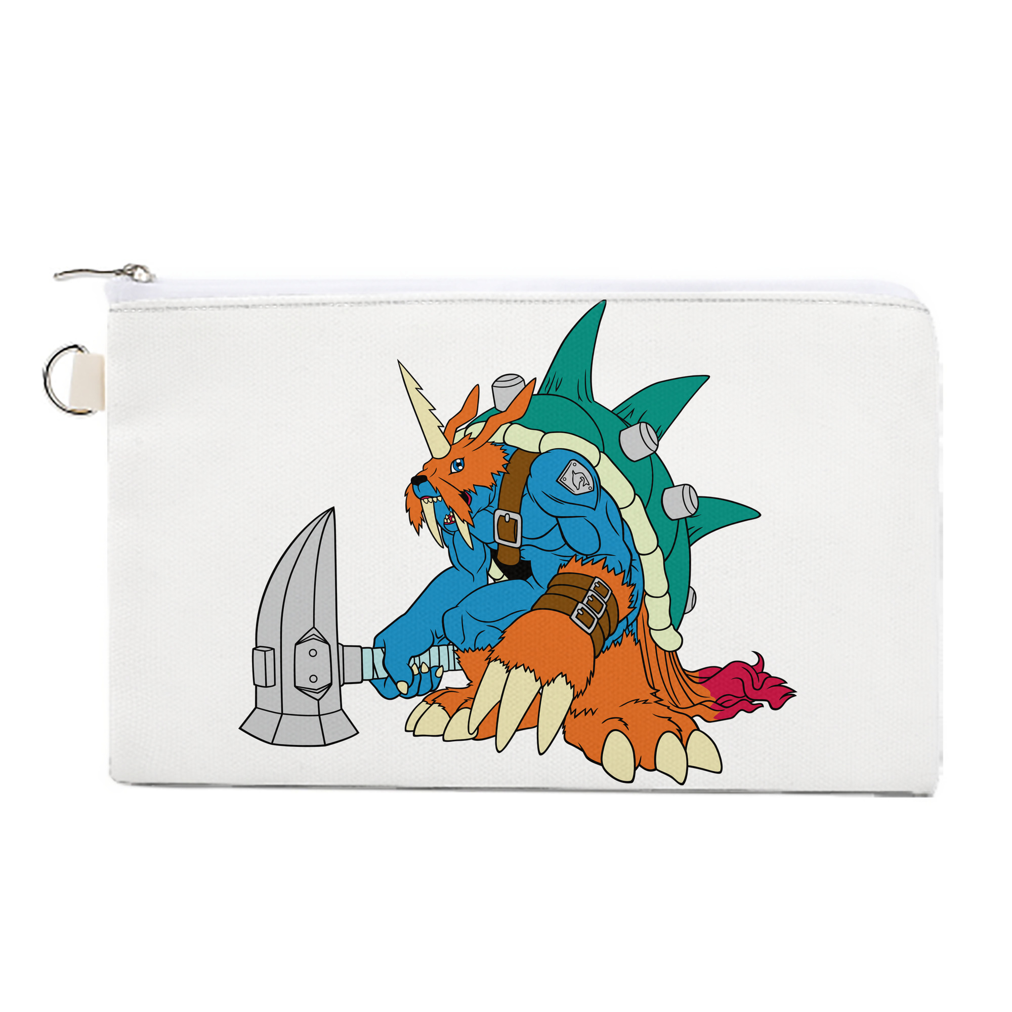 （画像用） Digimon デジタルモンスター/デジモン キャンバス生地ポーチ　小物入れ
