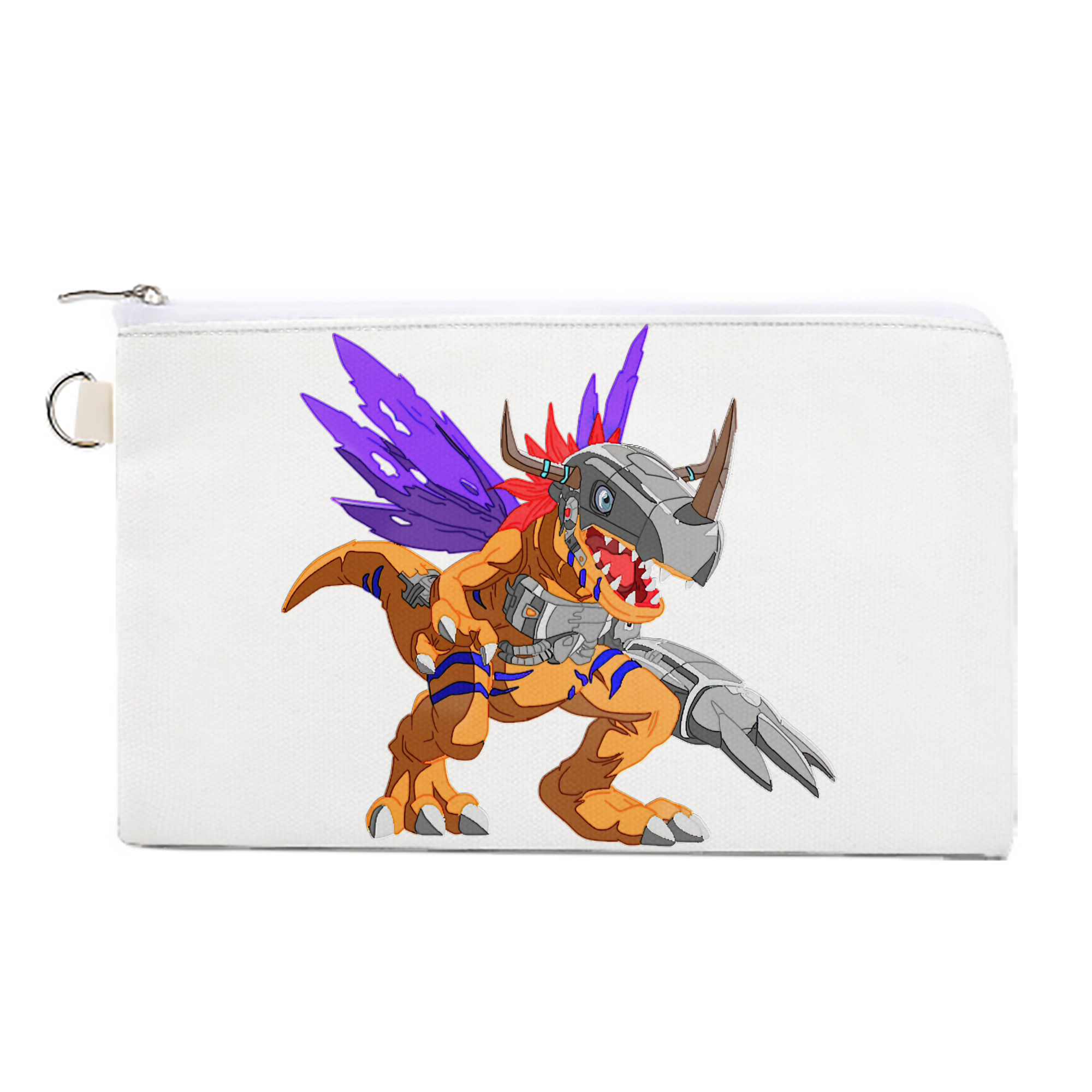 （画像用） Digimon デジタルモンスター/デジモン キャンバス生地ポーチ　小物入れ