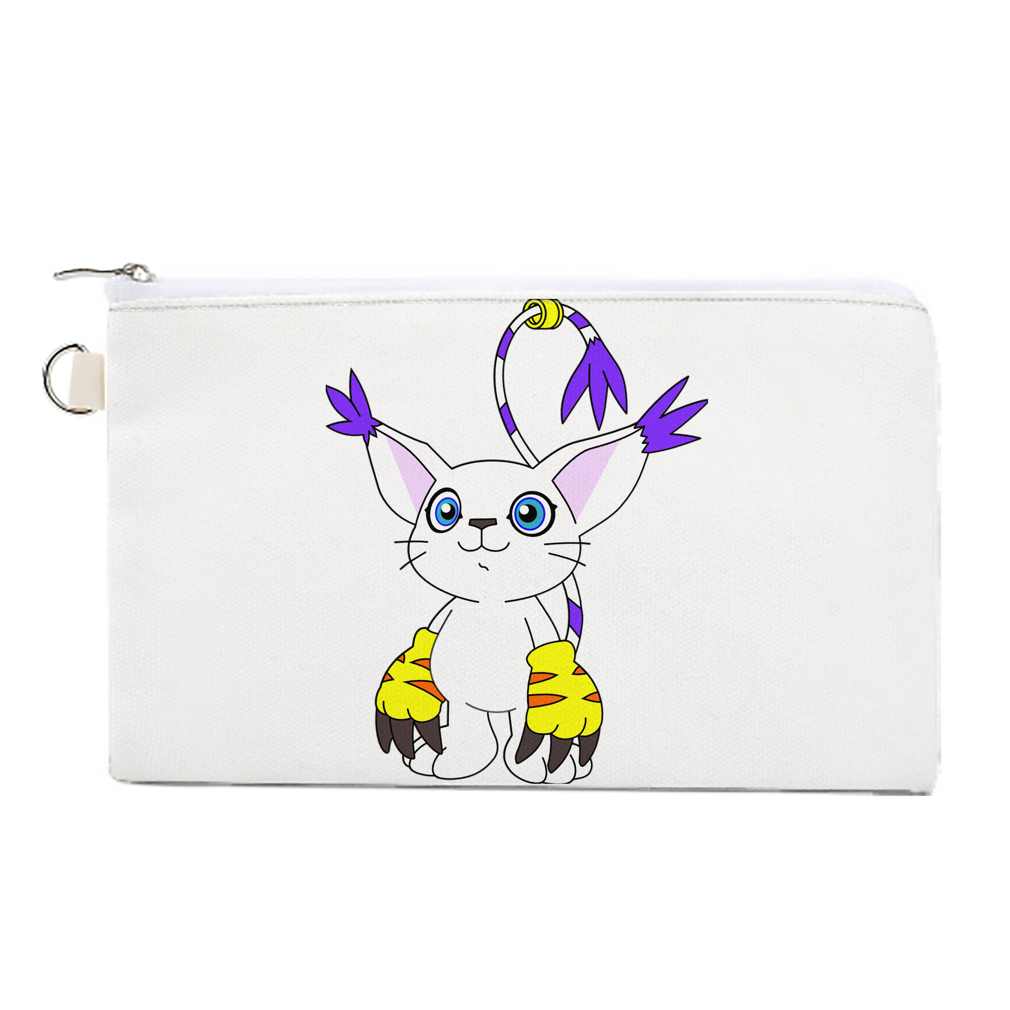（画像用） Digimon デジタルモンスター/デジモン キャンバス生地ポーチ　小物入れ