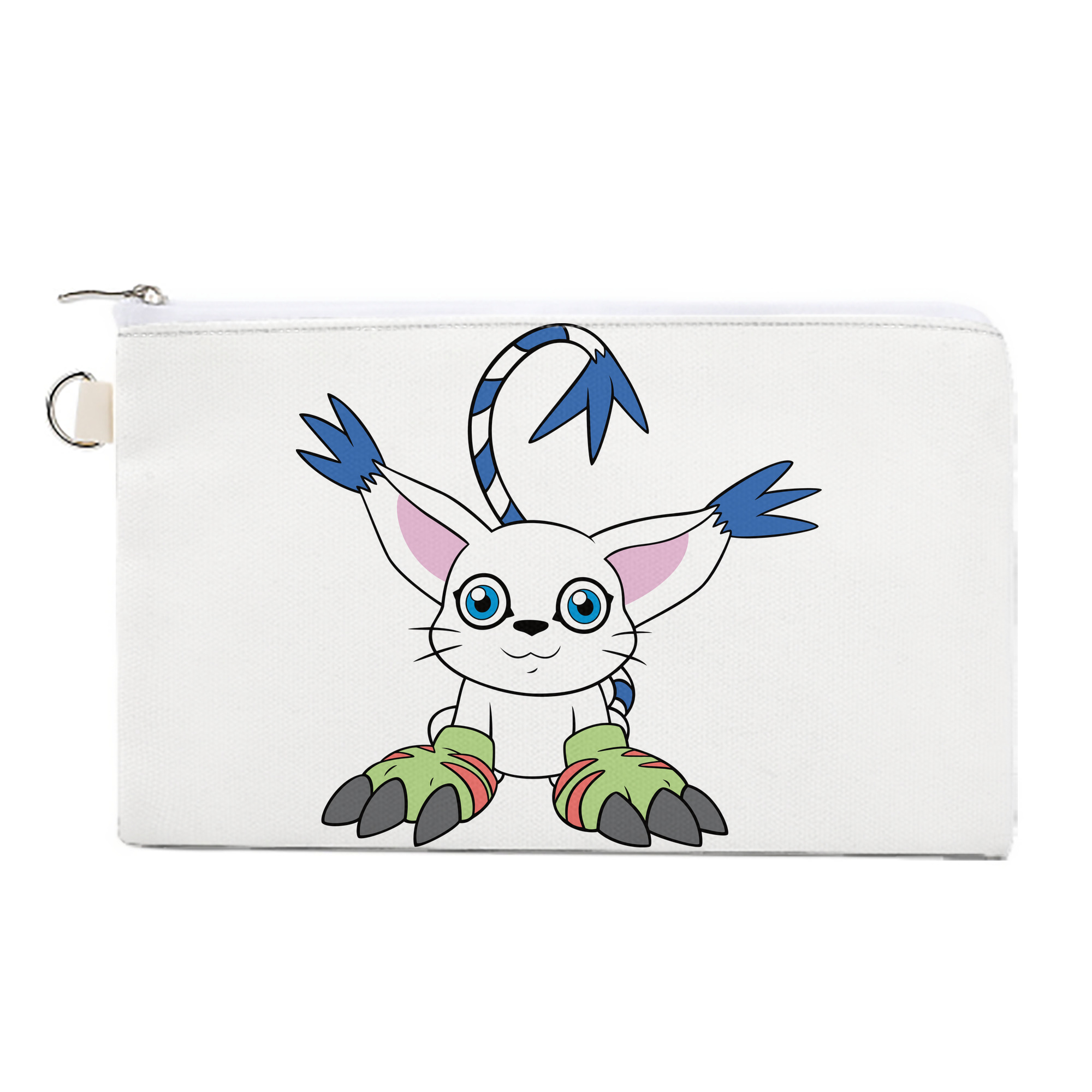 （画像用） Digimon デジタルモンスター/デジモン キャンバス生地ポーチ　小物入れ