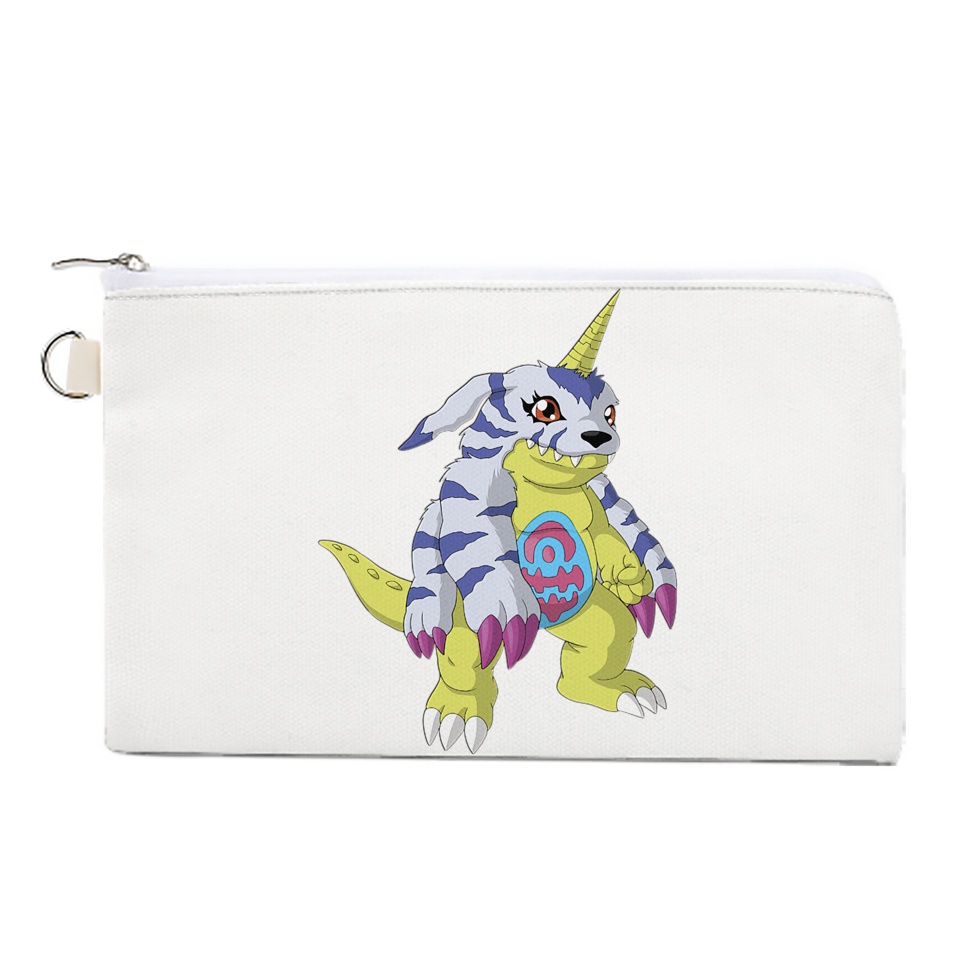 （画像用） Digimon デジタルモンスター/デジモン キャンバス生地ポーチ　小物入れ