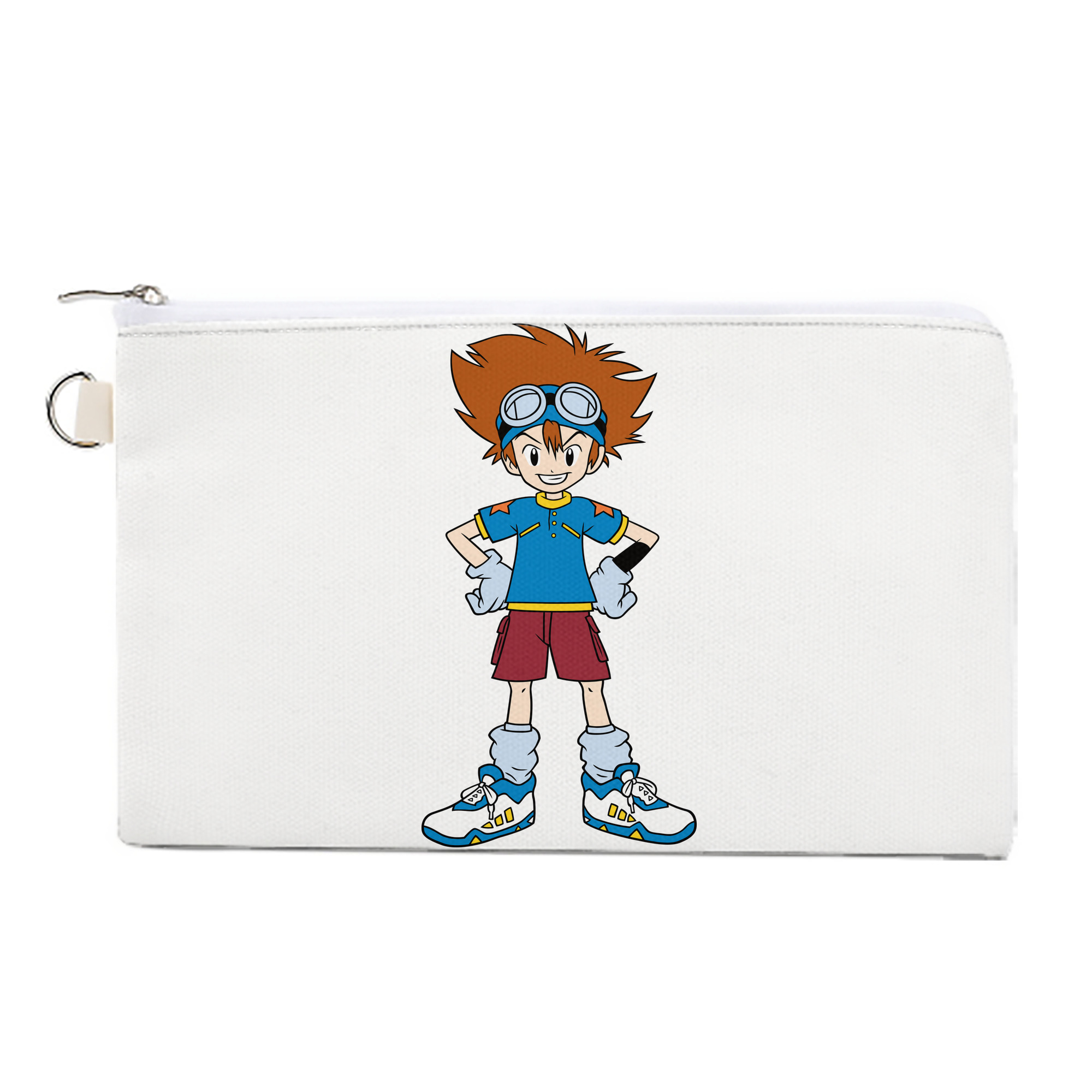 （画像用） Digimon デジタルモンスター/デジモン キャンバス生地ポーチ　小物入れ