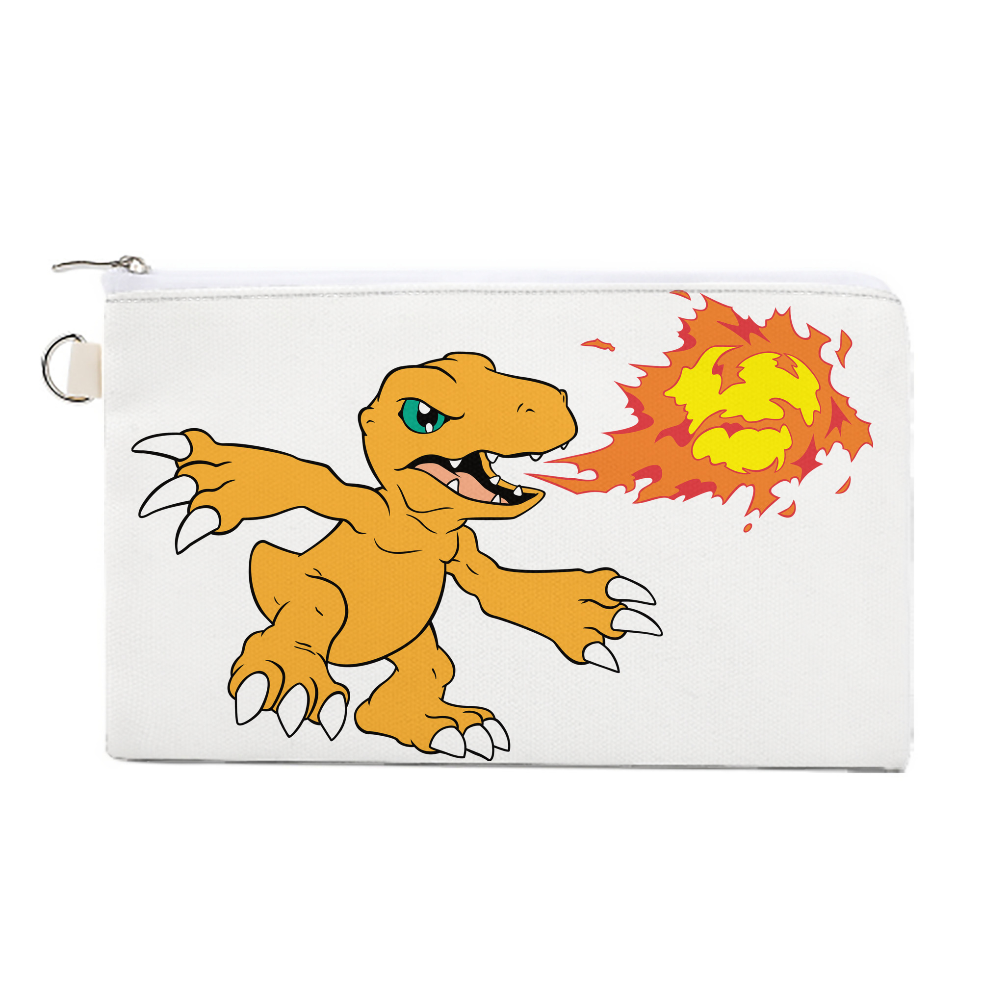（画像用） Digimon デジタルモンスター/デジモン キャンバス生地ポーチ　小物入れ