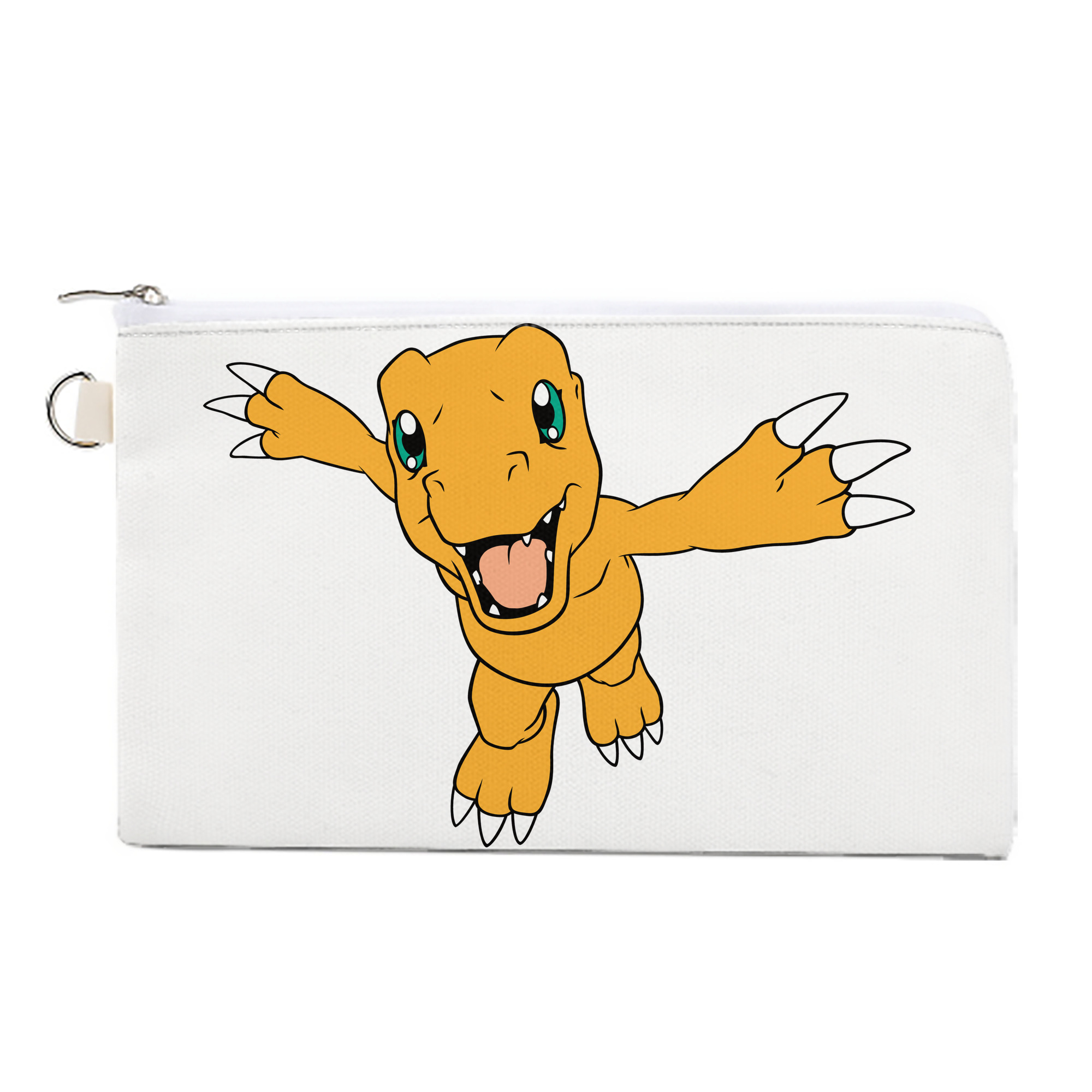（画像用） Digimon デジタルモンスター/デジモン キャンバス生地ポーチ　小物入れ