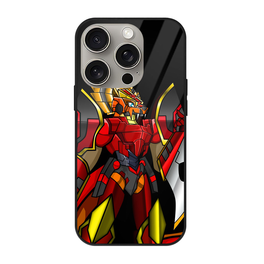 （画像用） Digimon デジタルモンスター/デジモン 【iPhone15Pro対応】スマホケース 耐衝撃＆黄変防止 背面ガラス