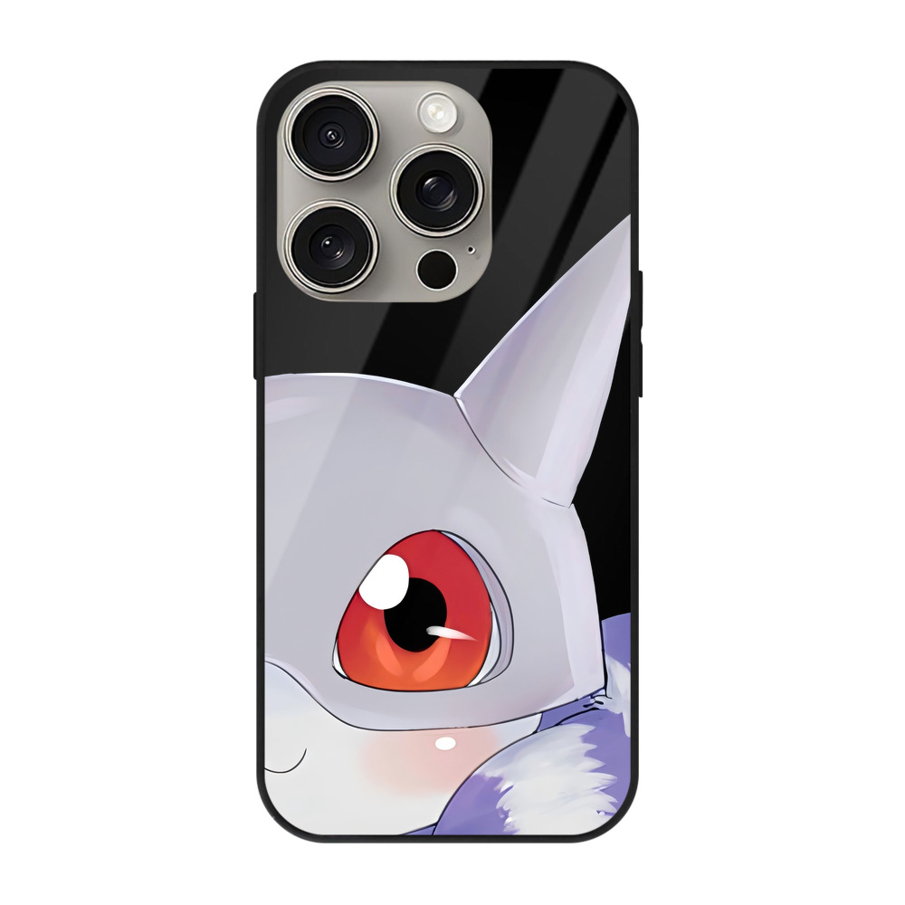 （画像用） Digimon デジタルモンスター/デジモン 【iPhone15Pro対応】スマホケース 耐衝撃＆黄変防止 背面ガラス