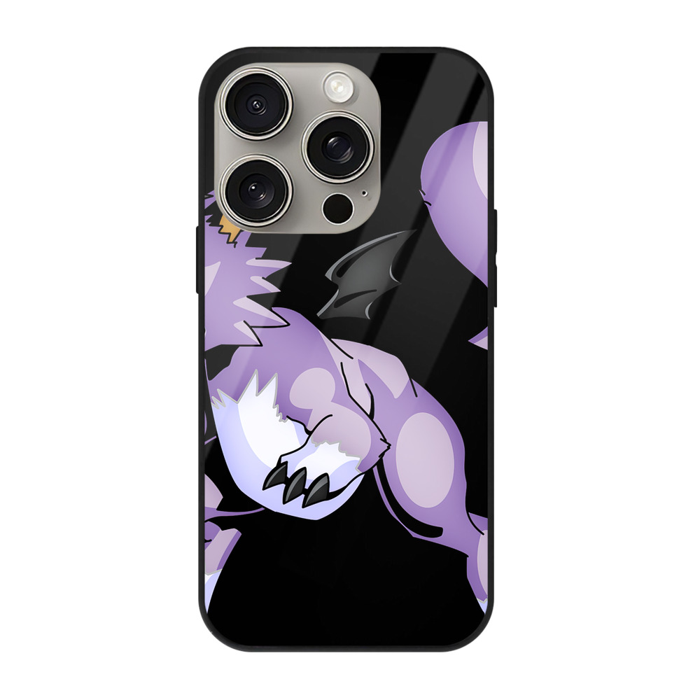 （画像用） Digimon デジタルモンスター/デジモン 【iPhone15Pro対応】スマホケース 耐衝撃＆黄変防止 背面ガラス