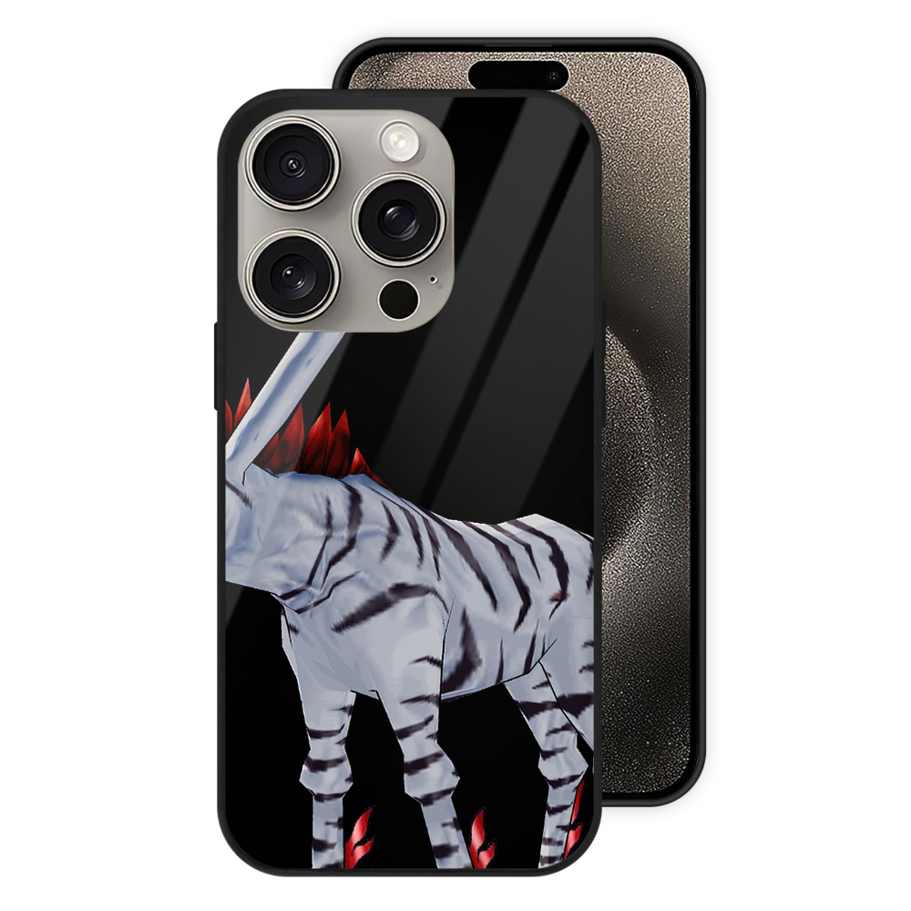 （画像用） Digimon デジタルモンスター/デジモン 【iPhone15Pro対応】スマホケース 耐衝撃＆黄変防止 背面ガラス