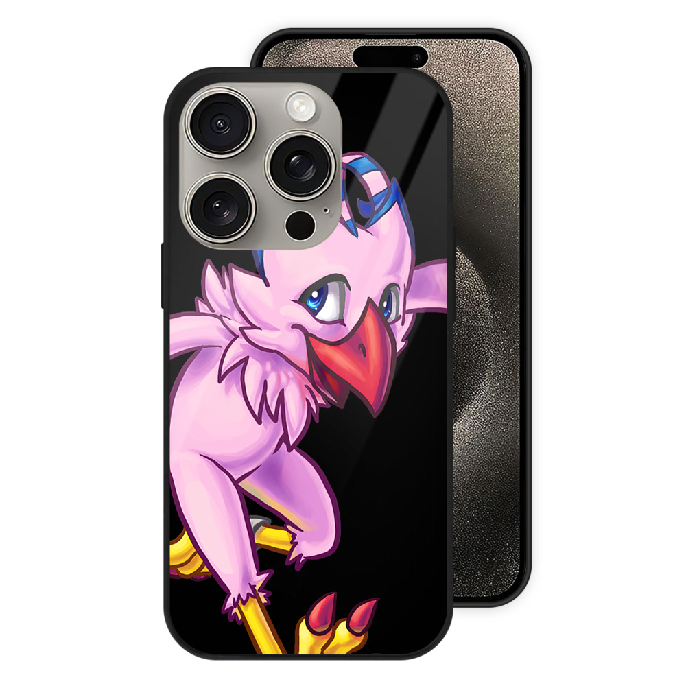 （画像用） Digimon デジタルモンスター/デジモン 【iPhone15Pro対応】スマホケース 耐衝撃＆黄変防止 背面ガラス
